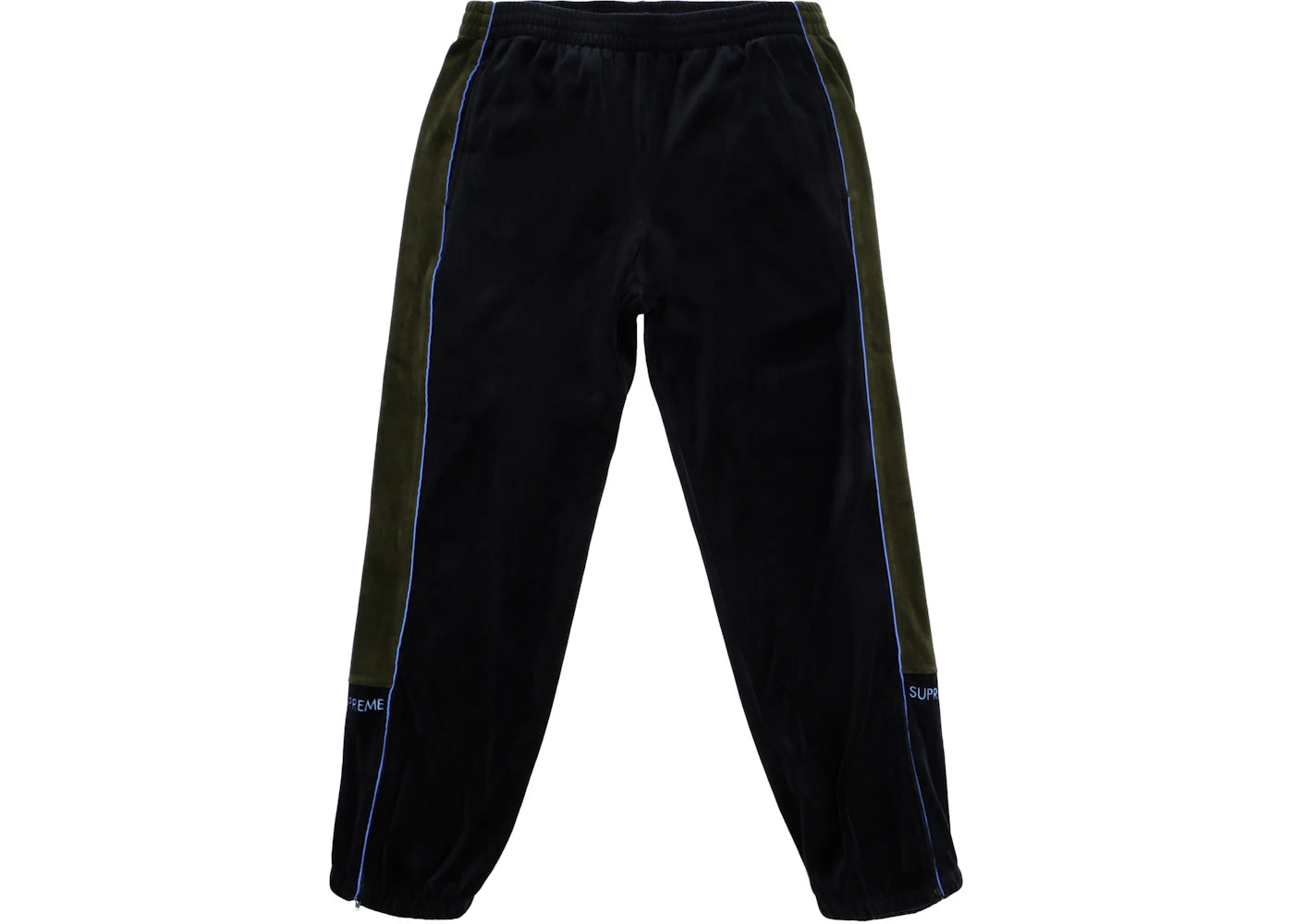 Supreme Velour Track Pant Black