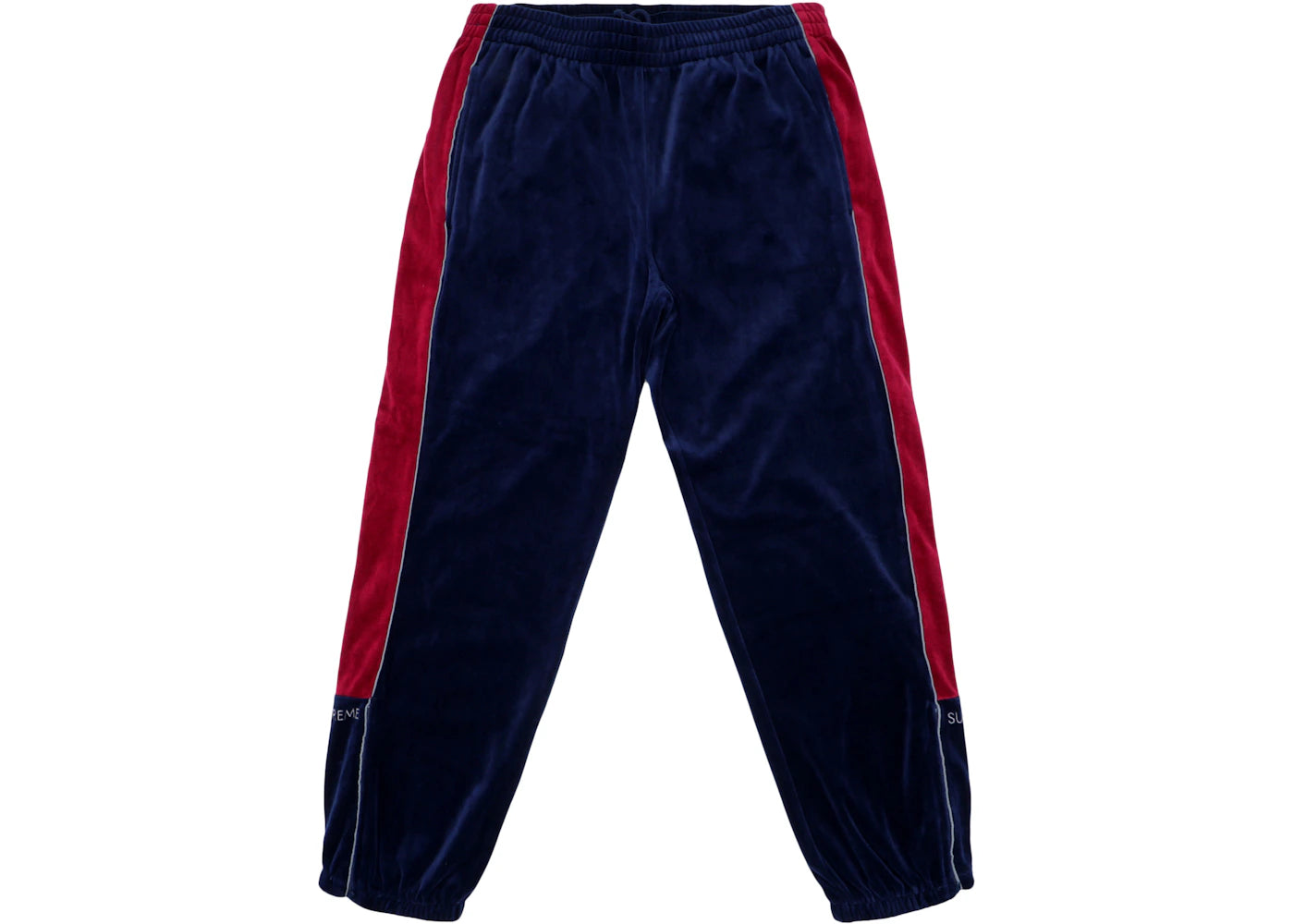 Supreme Velour Track Pant Navy