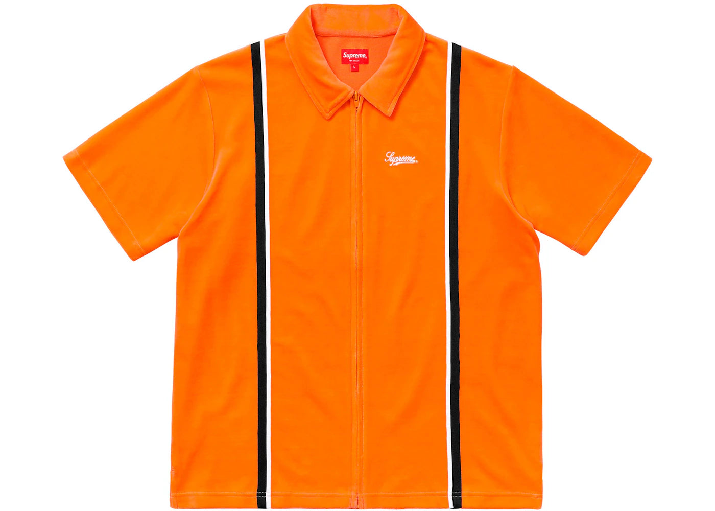 Supreme Velour Warm Up Orange