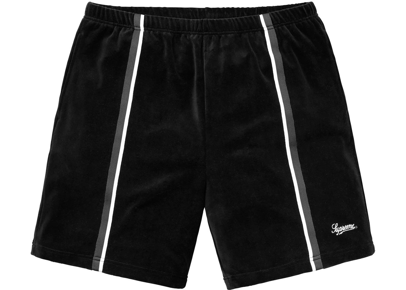 Supreme Velour Warm Up Short Black