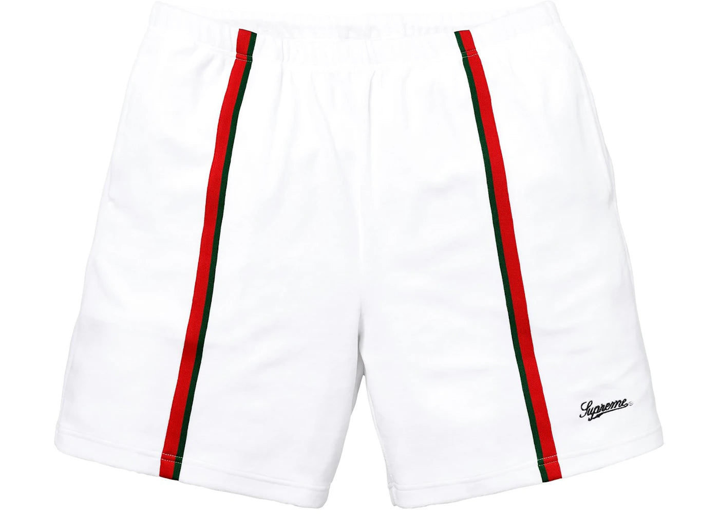 Supreme Velour Warm Up Short White