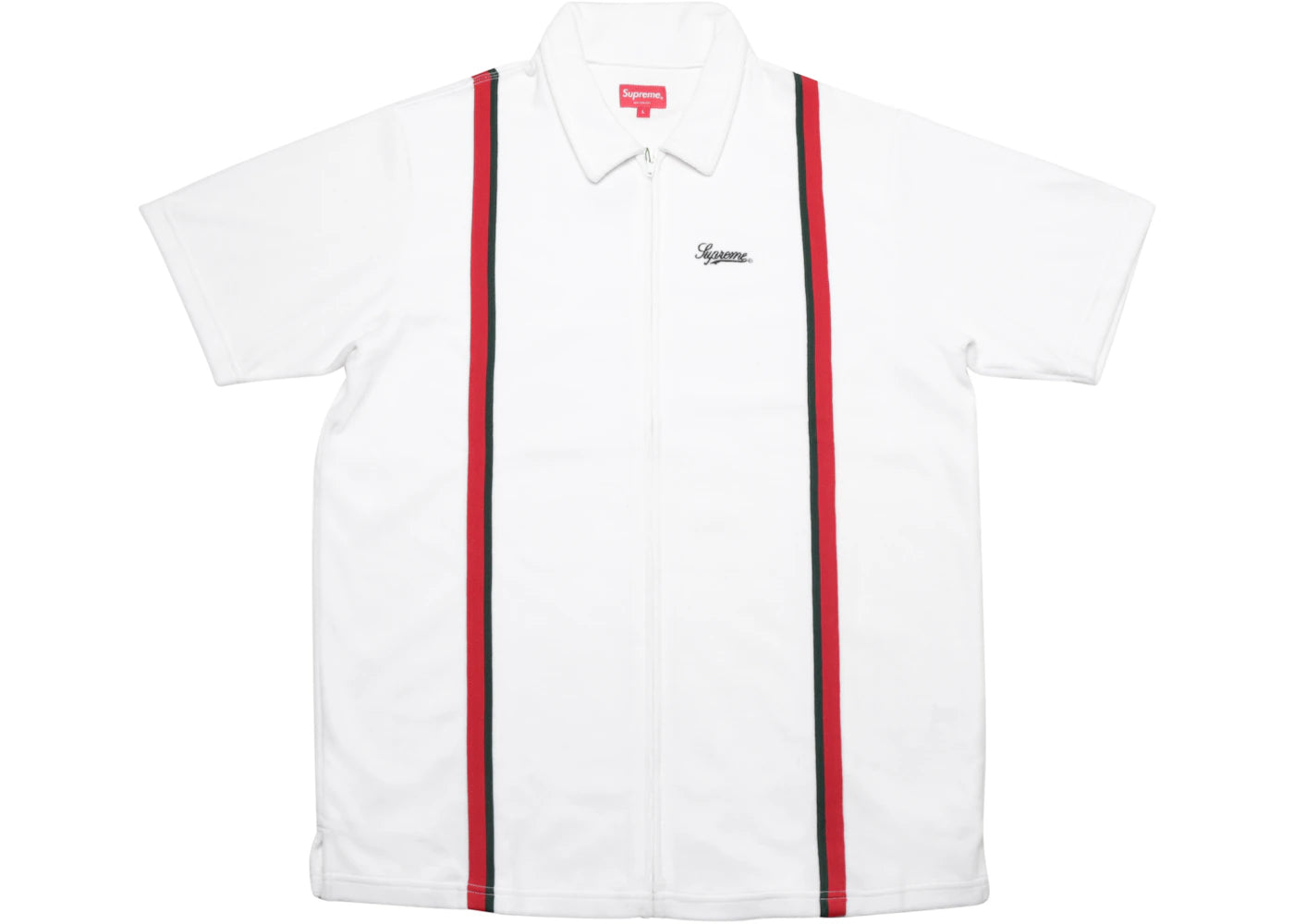 Supreme Velour Warm Up White