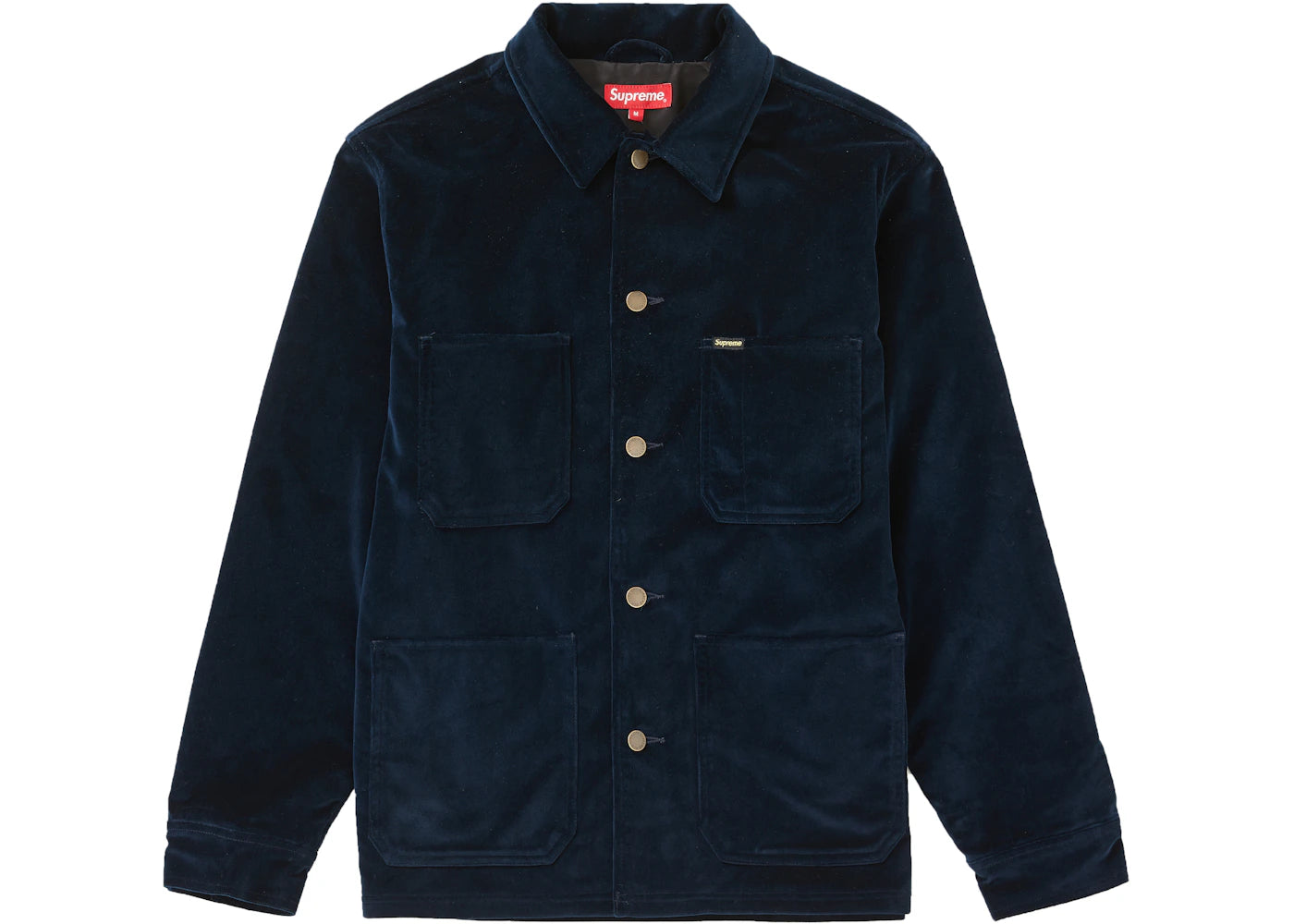 Supreme Velvet Chore Coat Navy