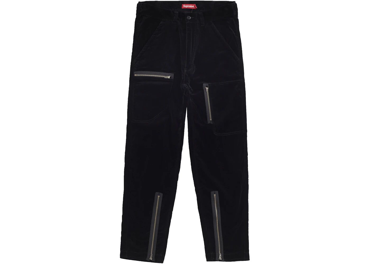 Supreme Velvet Flight Pant Black