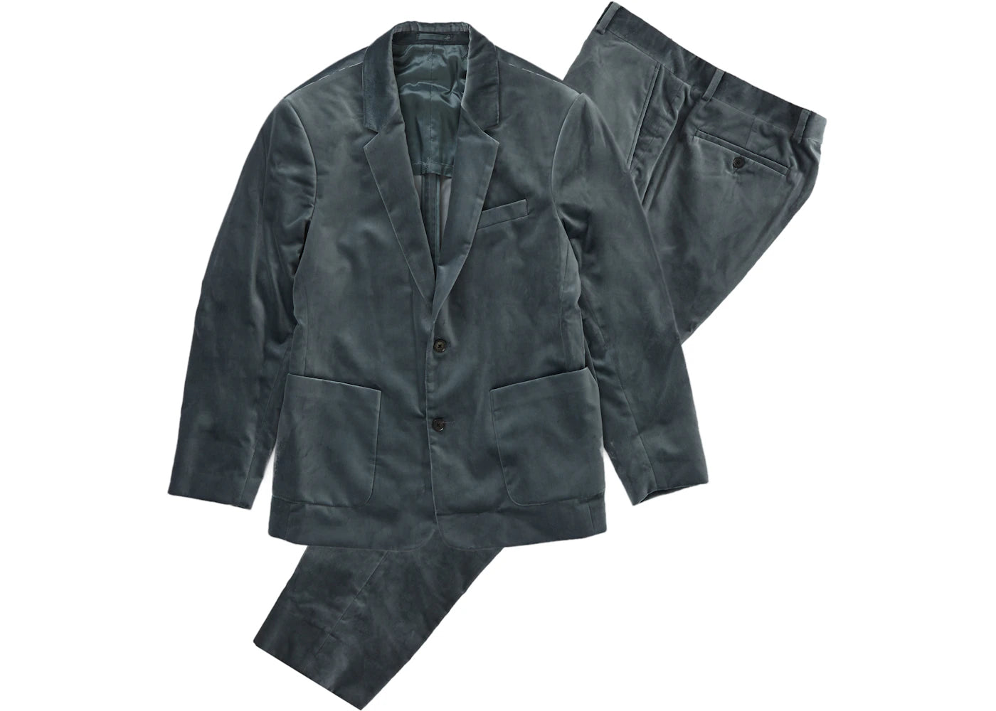 Supreme Velvet Suit Slate
