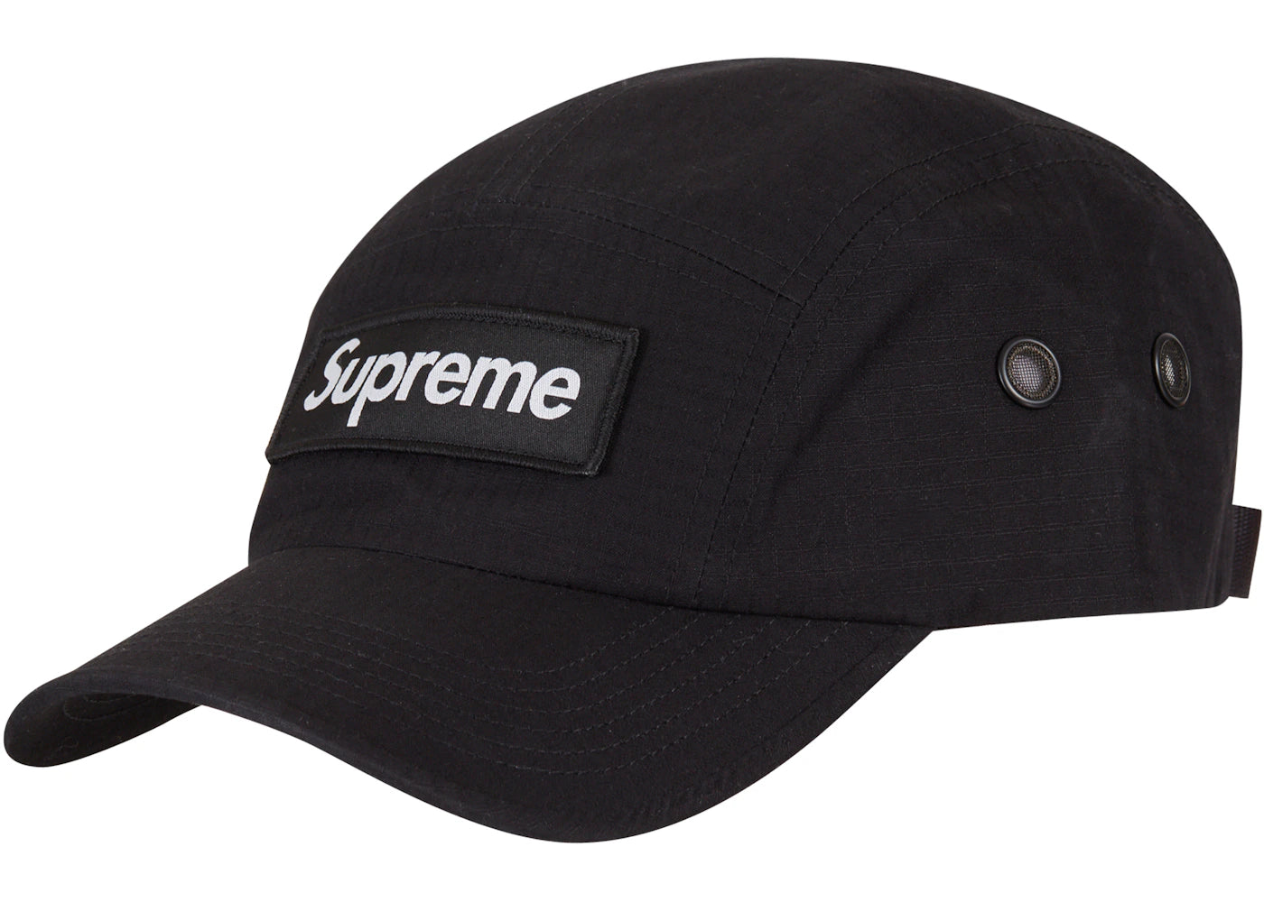 Supreme Ventile Camp Cap (SS23) Black