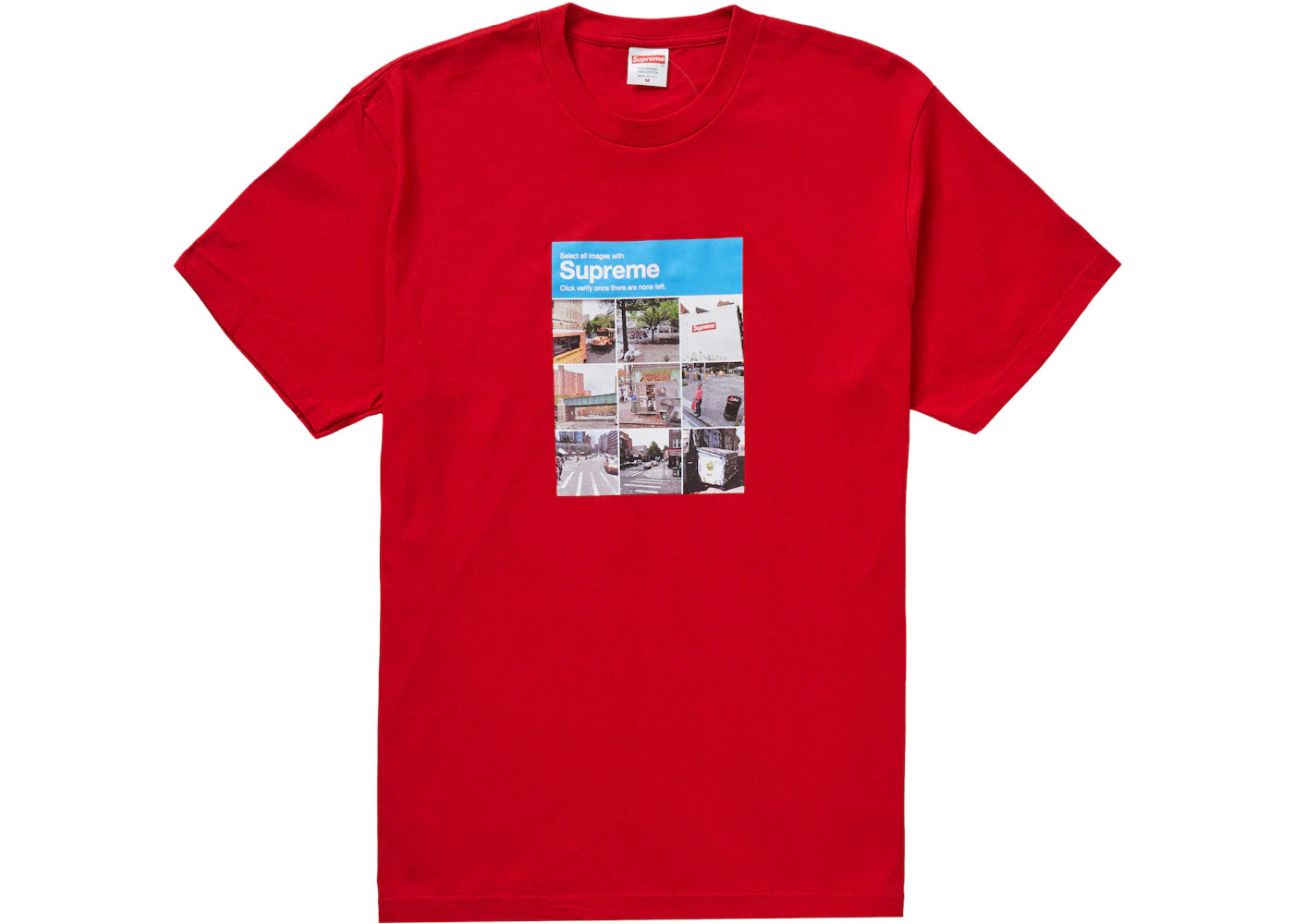 Supreme Verify Tee Red