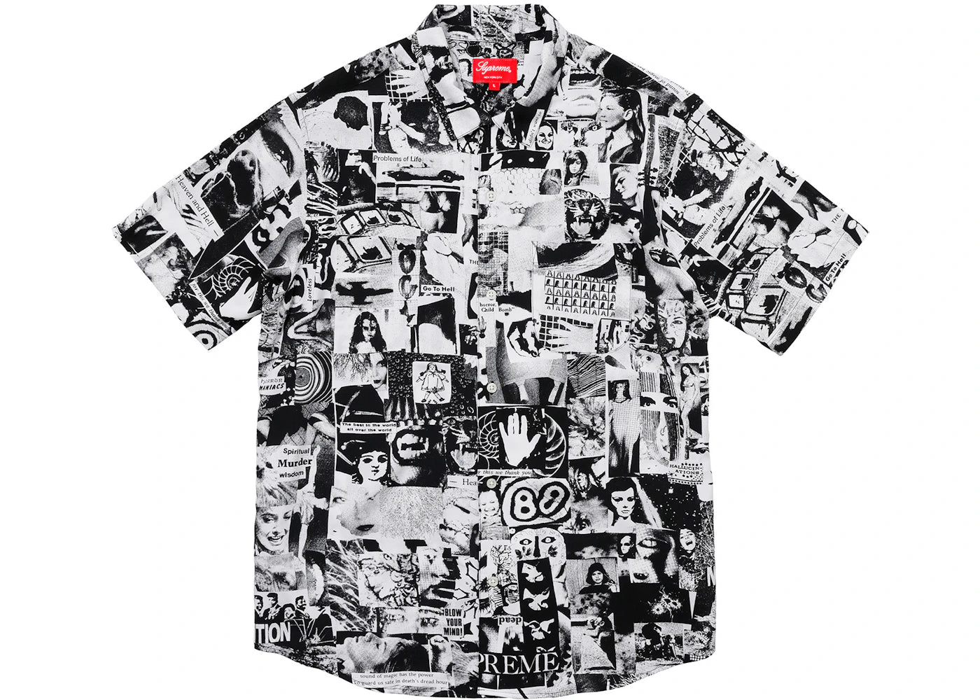 Supreme Vibrations Rayon Shirt White