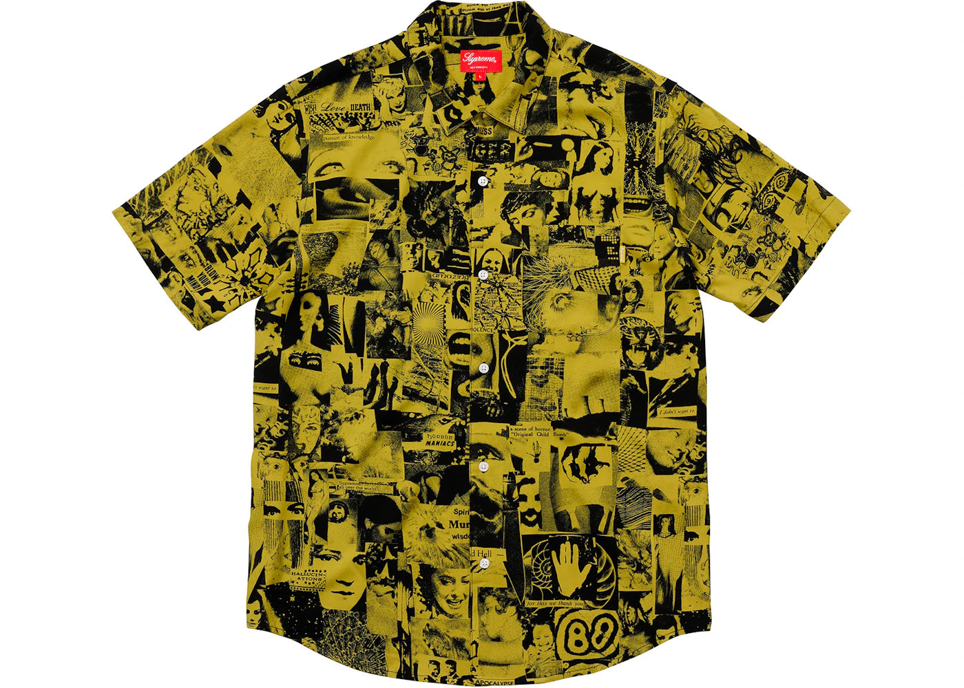 Supreme Vibrations Rayon Shirt Yellow