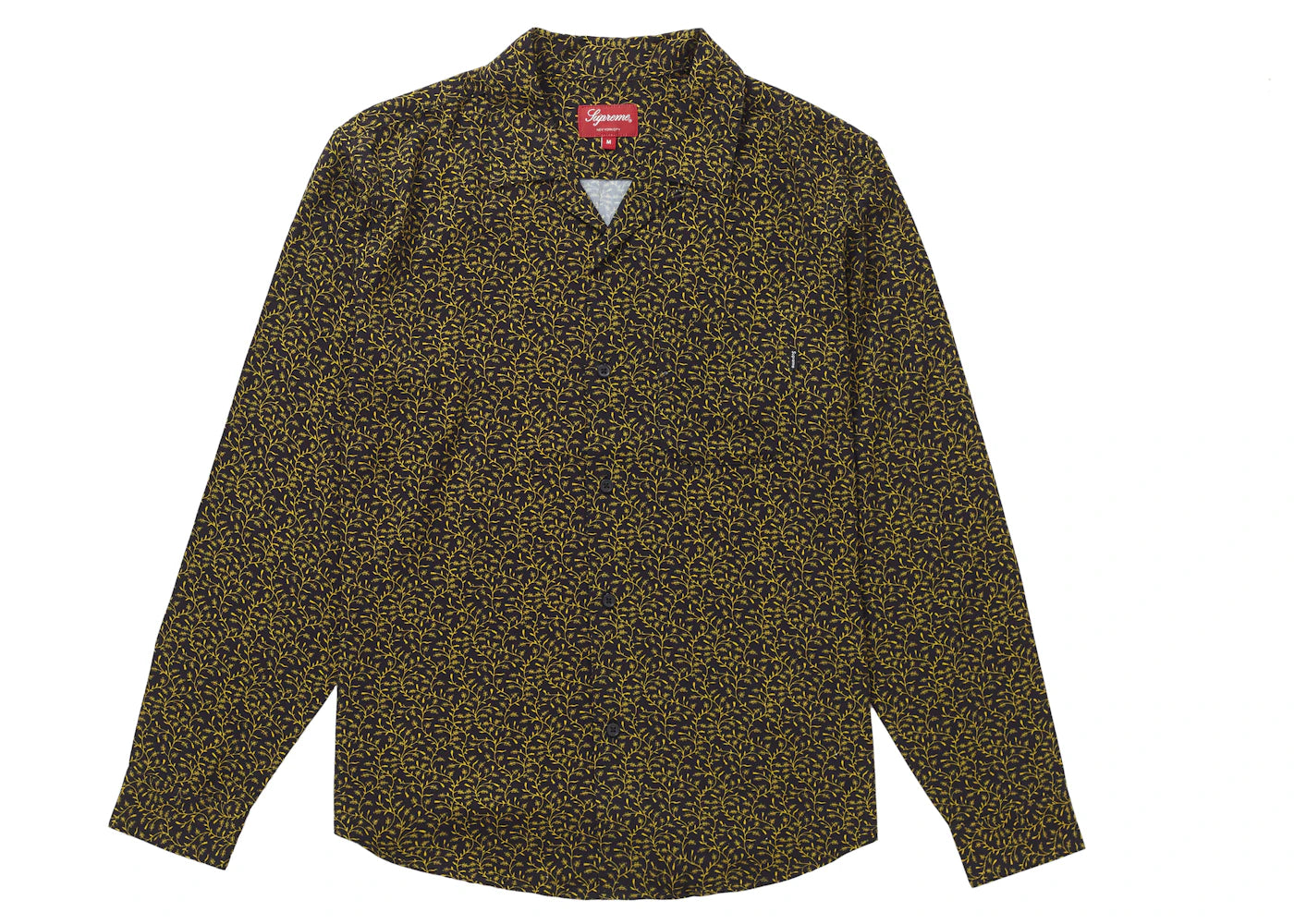 Supreme Vines Rayon Shirt Black
