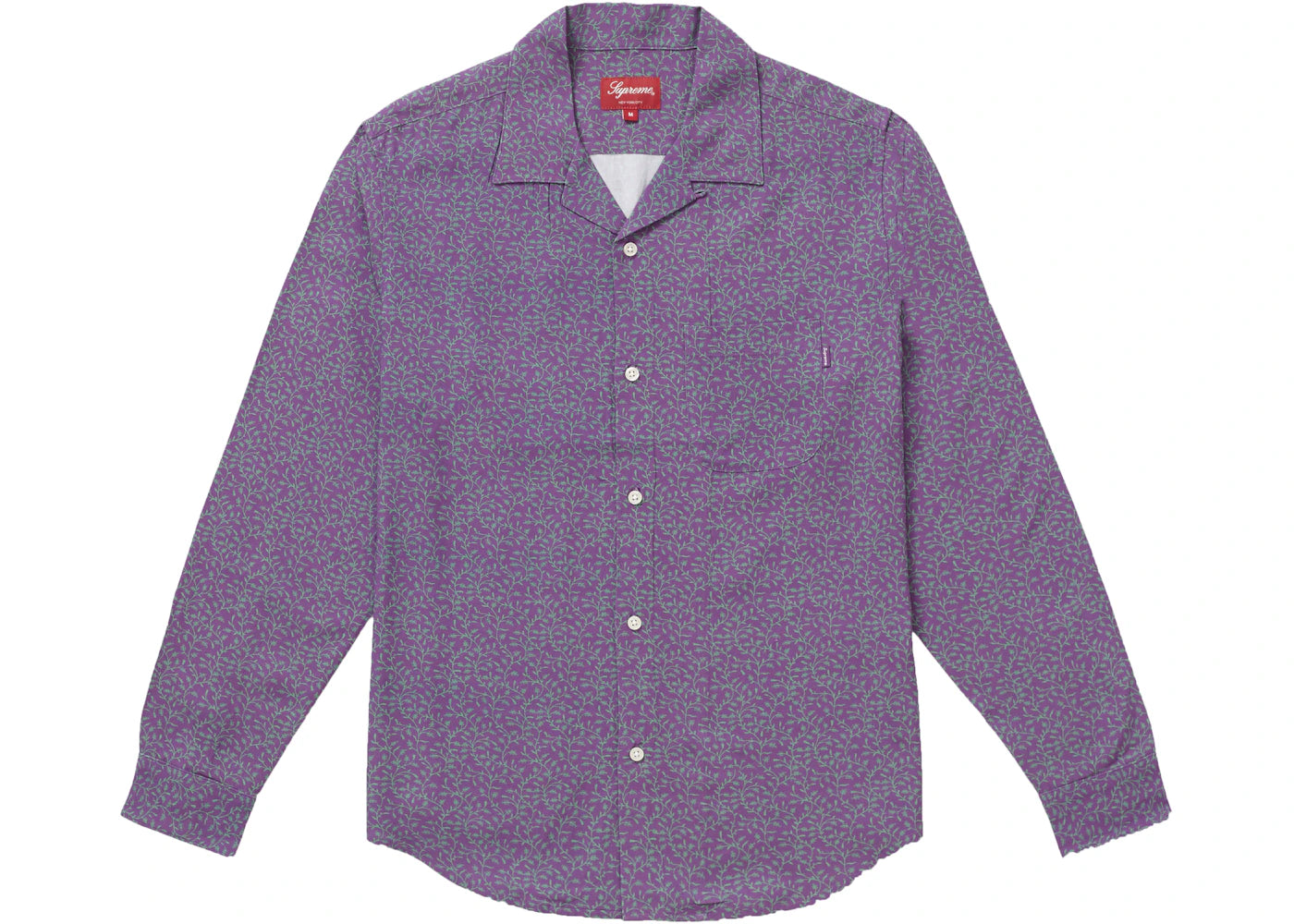 Supreme Vines Rayon Shirt Dusty Purple
