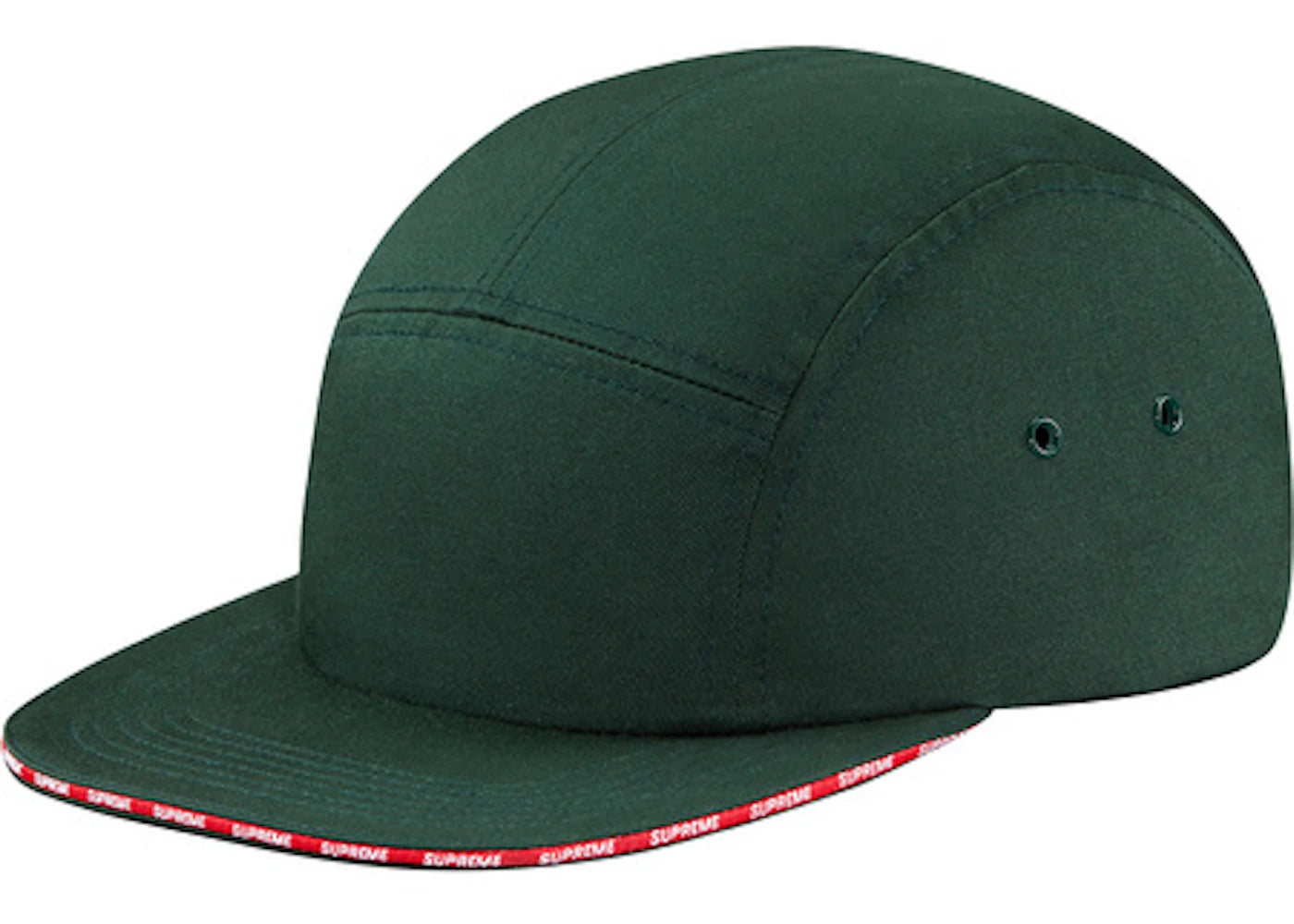 Supreme Visor Tape Camp Cap Pine Green
