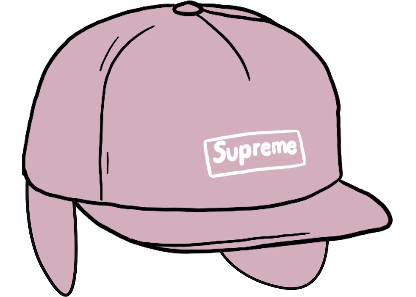 Supreme WINDSTOPPER Small Box Earflap 6-Panel Light Purple