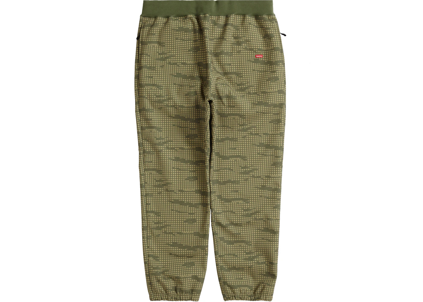Supreme WINDSTOPPER Sweatpant (FW21) Olive Grid Camo