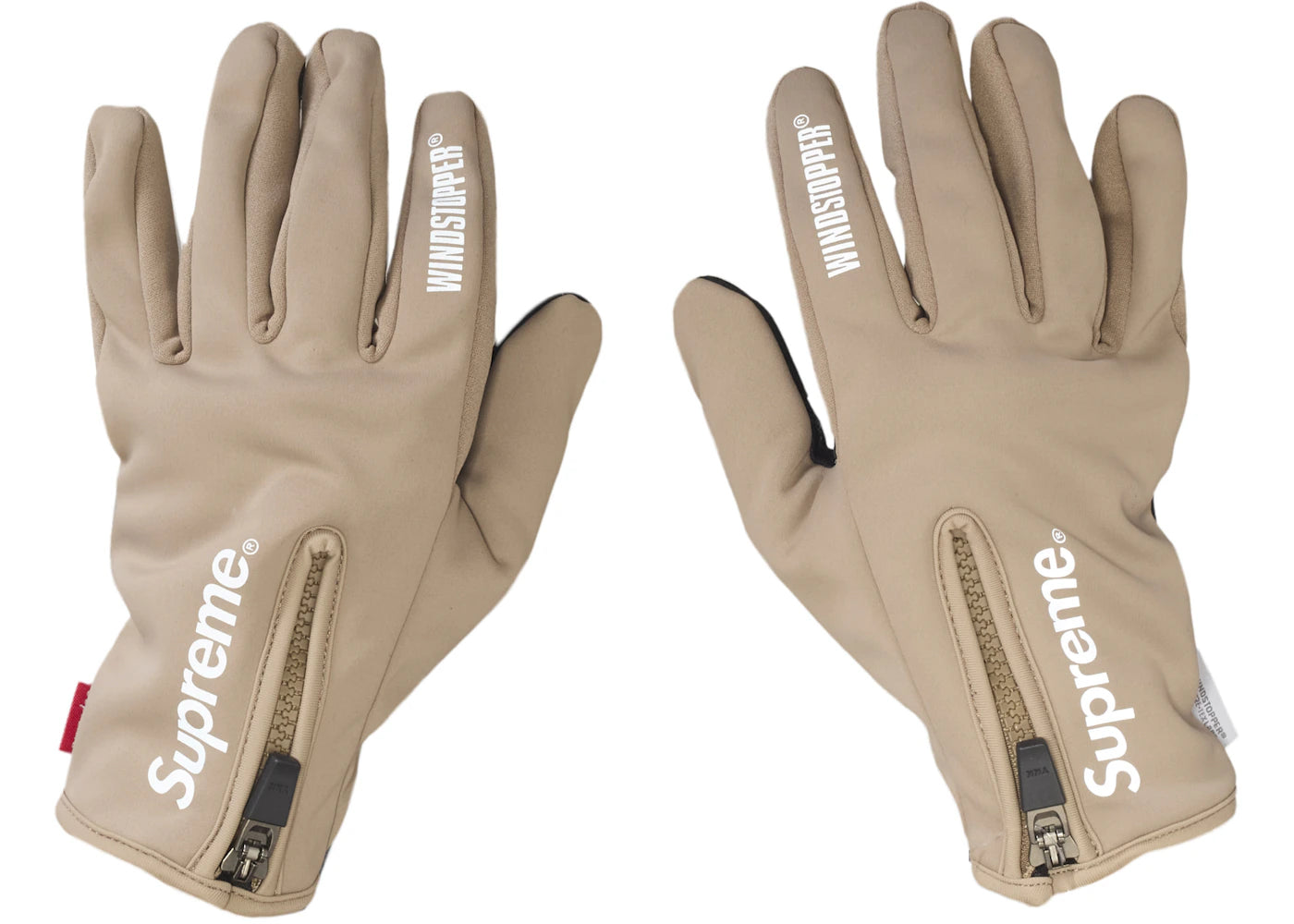 Supreme WINDSTOPPER Zip Gloves Brown