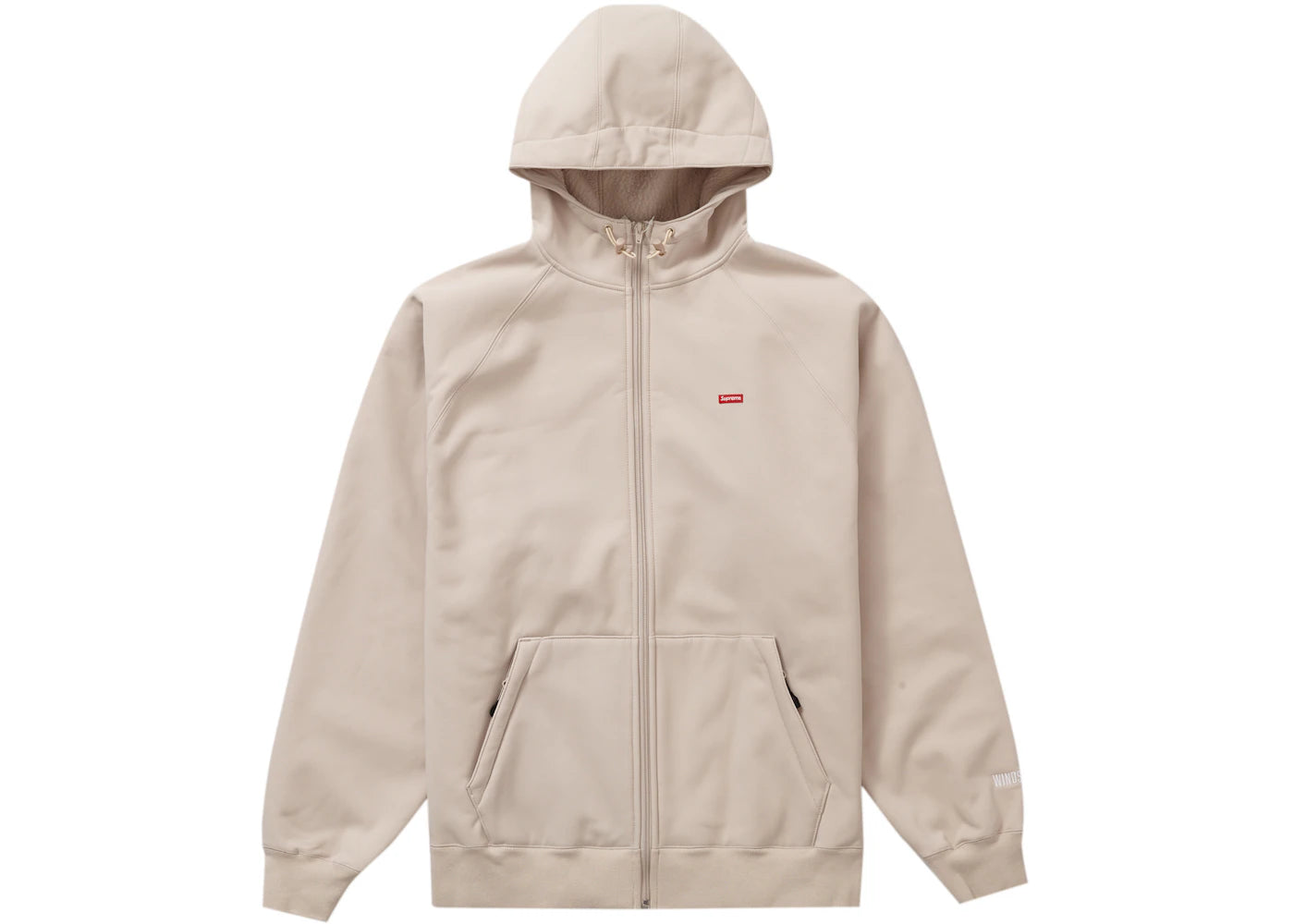Supreme WINDSTOPPER Zip Up Hooded Sweatshirt (FW21) Stone