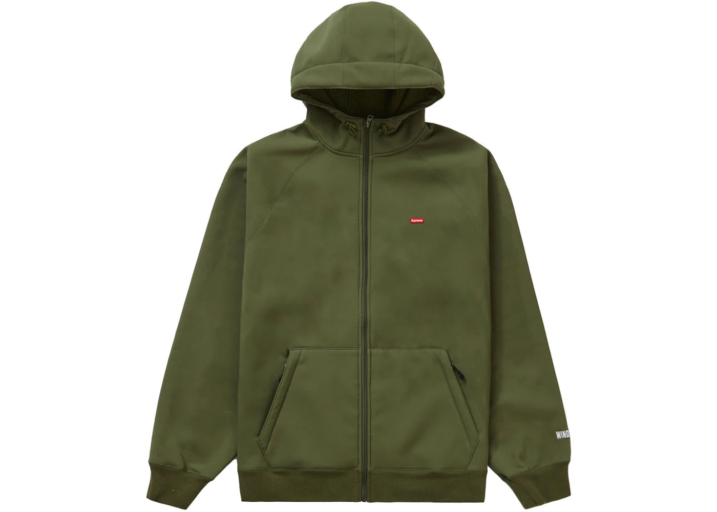 Supreme WINDSTOPPER Zip Up Hooded Sweatshirt (FW22) Dark Olive