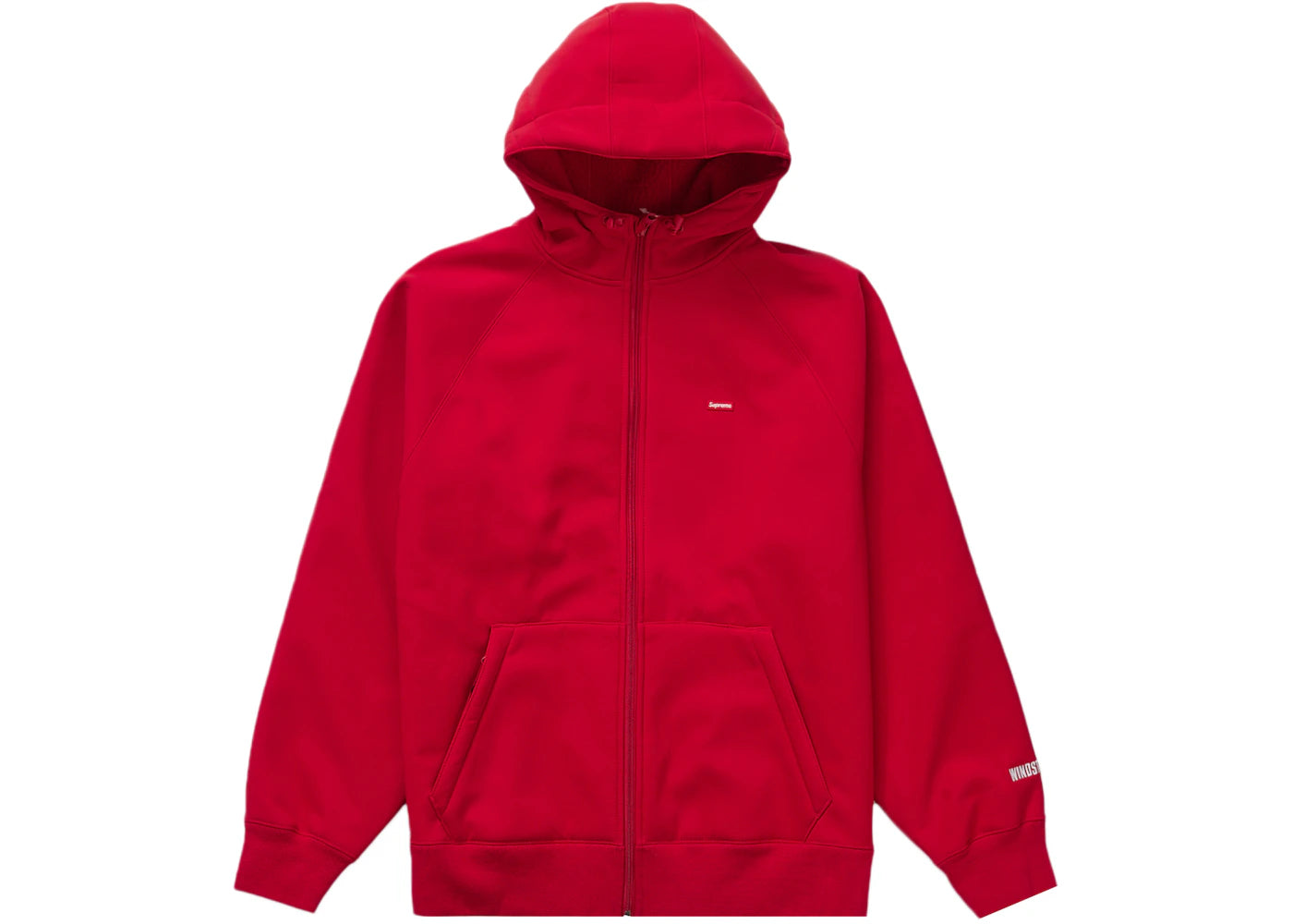 Supreme WINDSTOPPER Zip Up Hooded Sweatshirt (FW22) Red