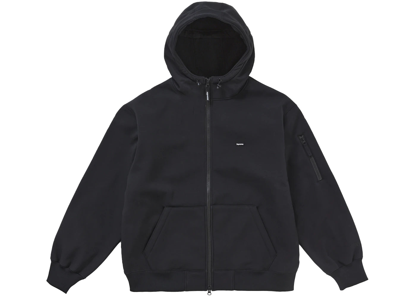 Supreme WINDSTOPPER Zip Up Hooded Sweatshirt (FW24) Black