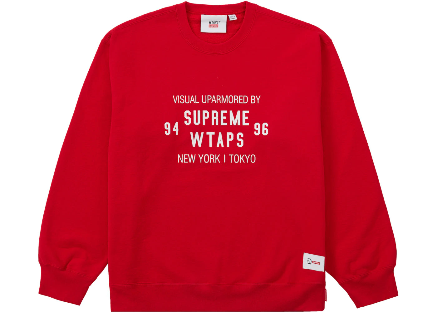 Supreme WTAPS Crewneck Red