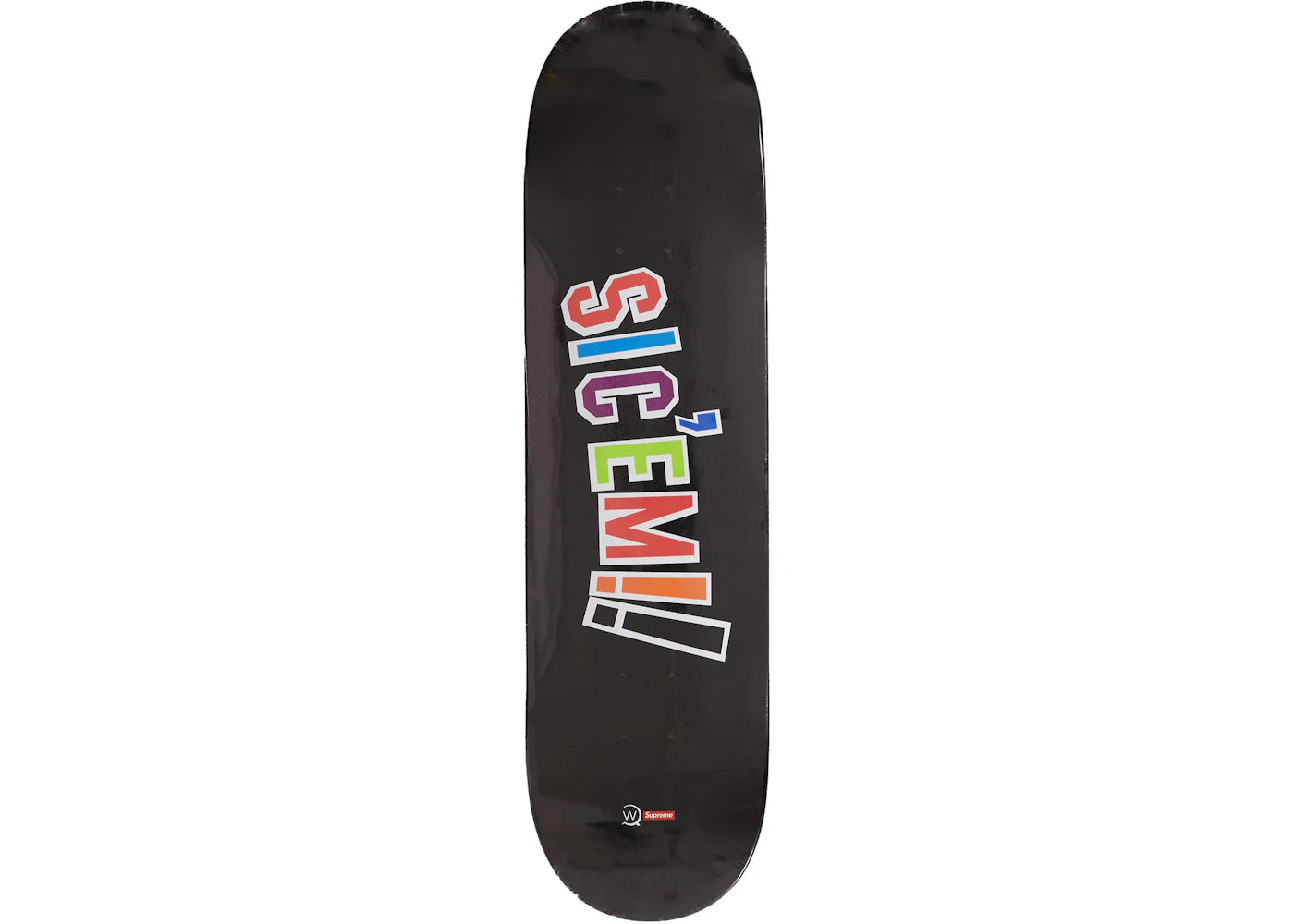 Supreme WTAPS Sic'em! Skateboard Deck Black