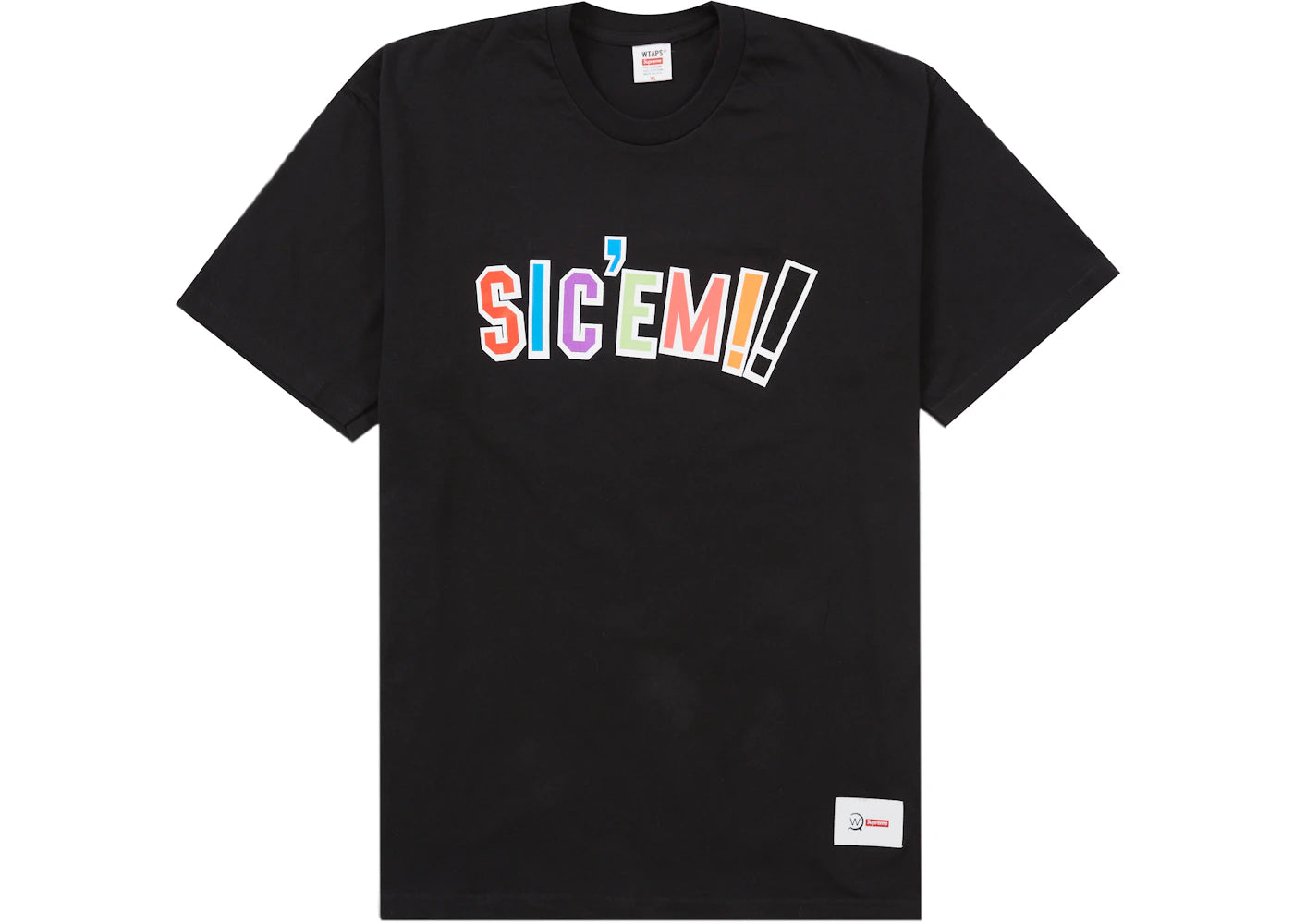 Supreme WTAPS Sic'em! Tee Black