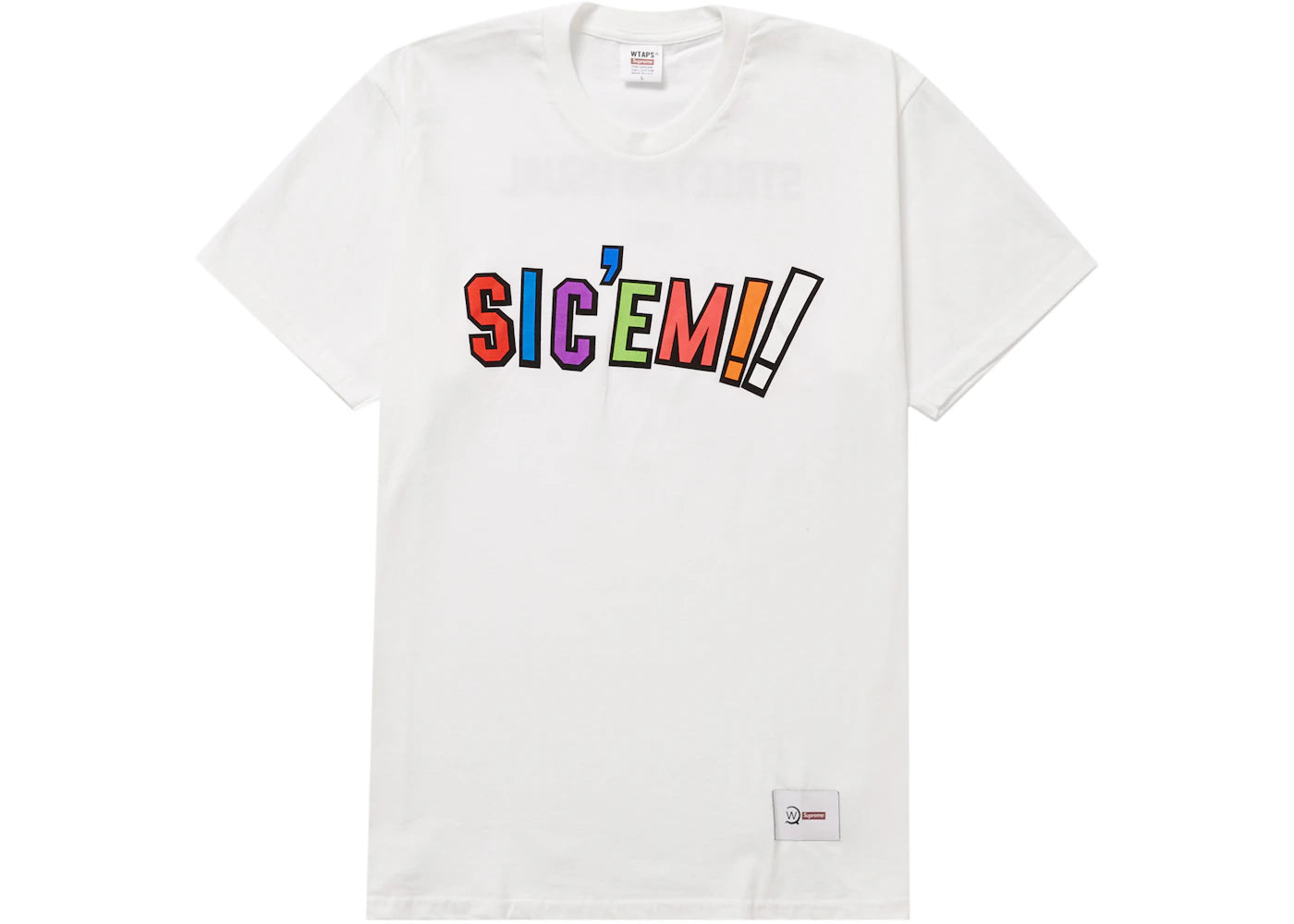 Supreme WTAPS Sic'em! Tee White