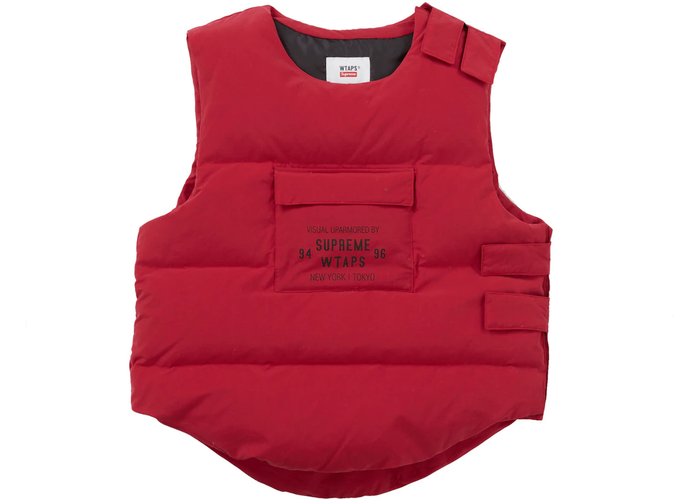 Supreme WTAPS Tactical Down Vest Red