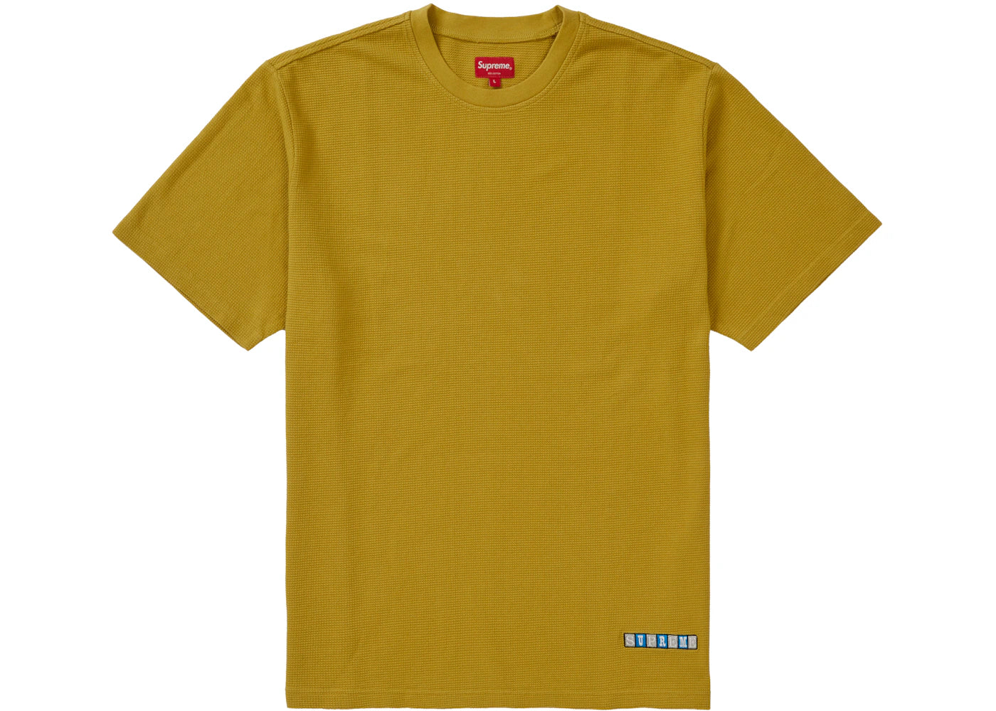 Supreme Waffle S/S Top Gold