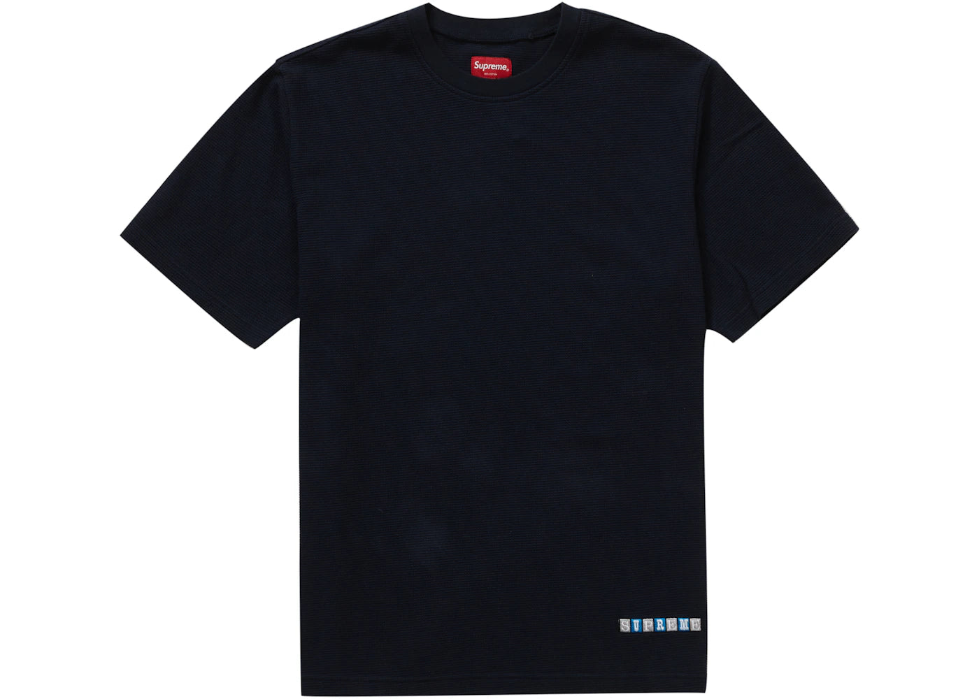 Supreme Waffle S/S Top Navy