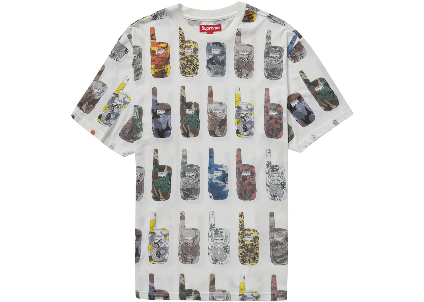 Supreme Walkie Talkie S/S Top White