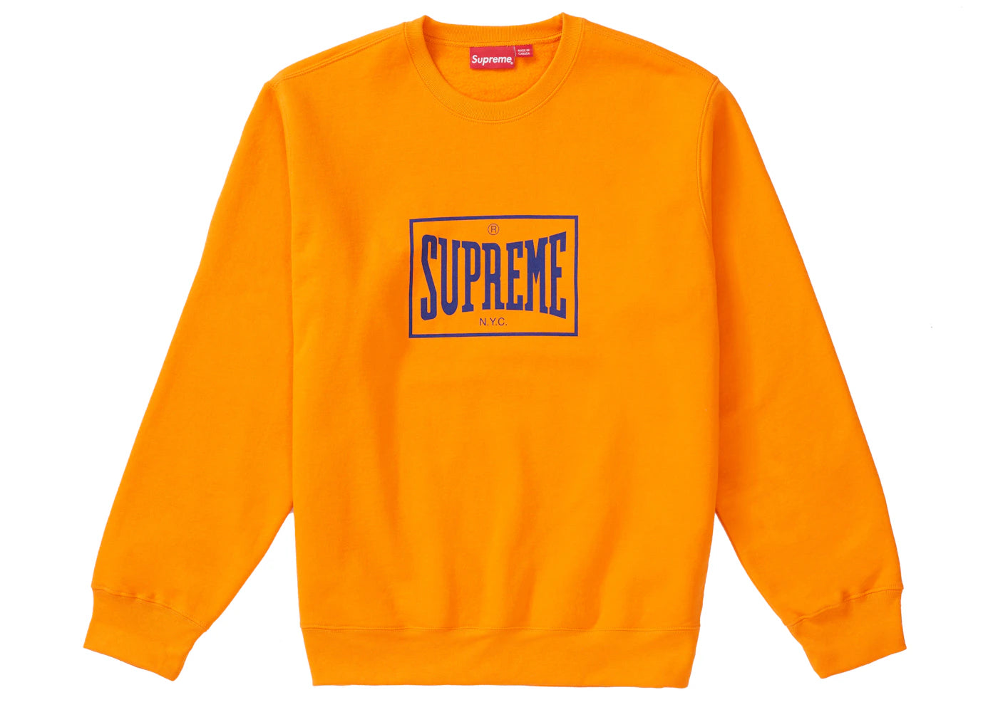 Supreme Warm Up Crewneck Orange