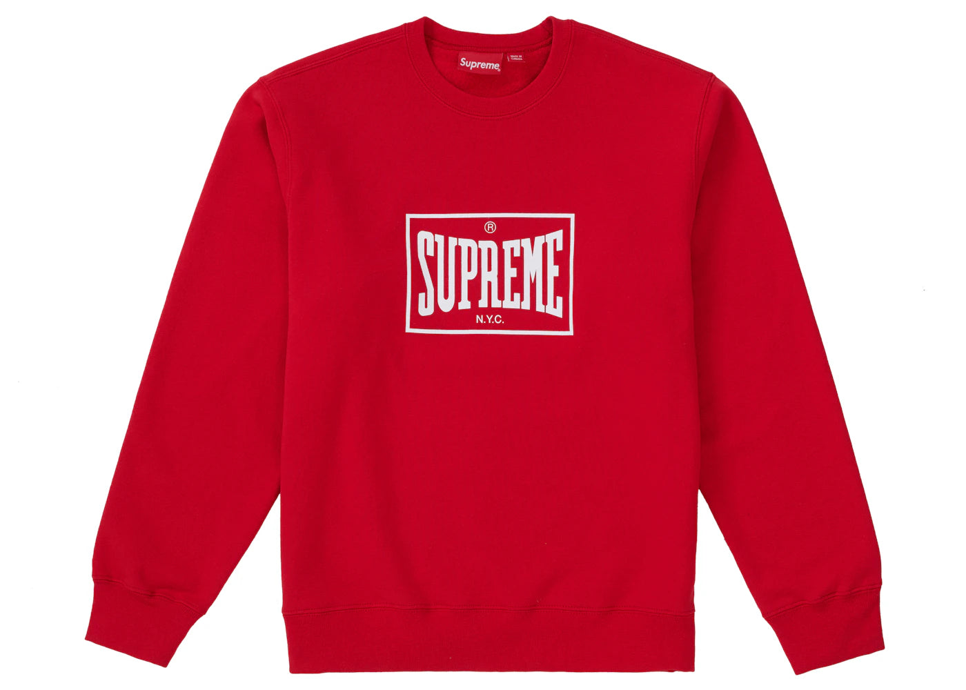 Supreme Warm Up Crewneck Red