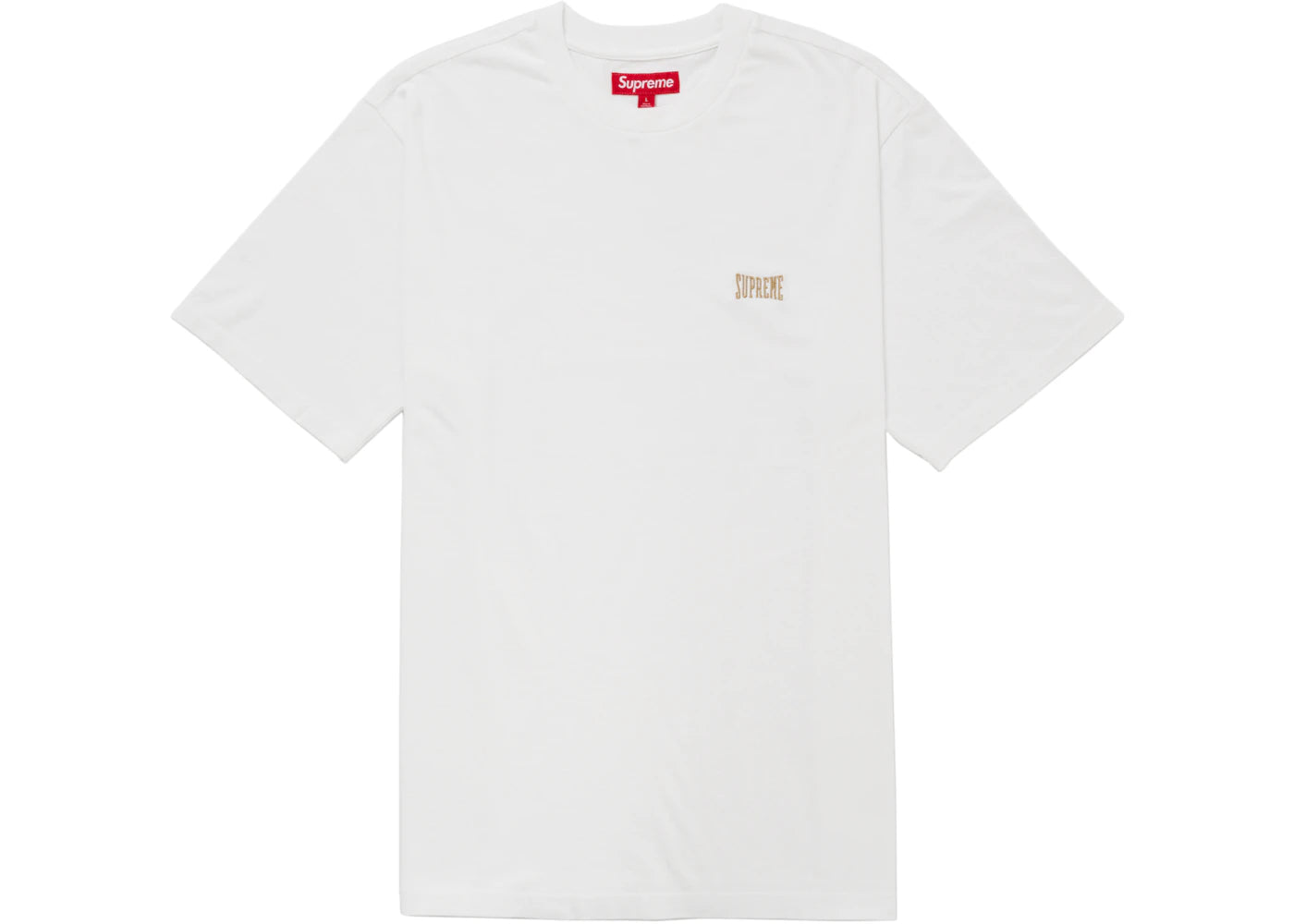 Supreme Warm Up Washed S/S Top White