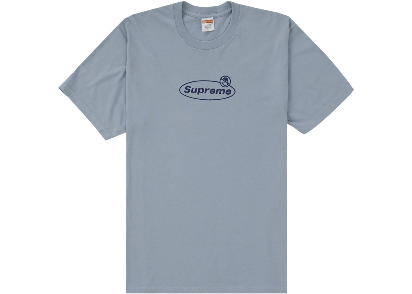 Supreme Warning Tee Dusty Blue