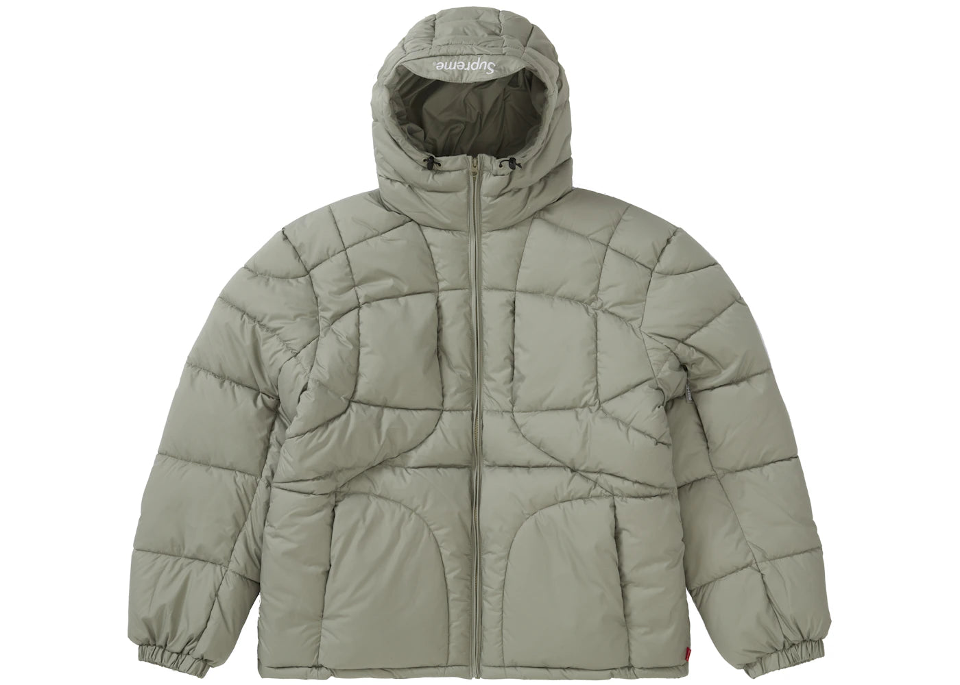 Supreme Warp Hooded Puffy Jacket Sage