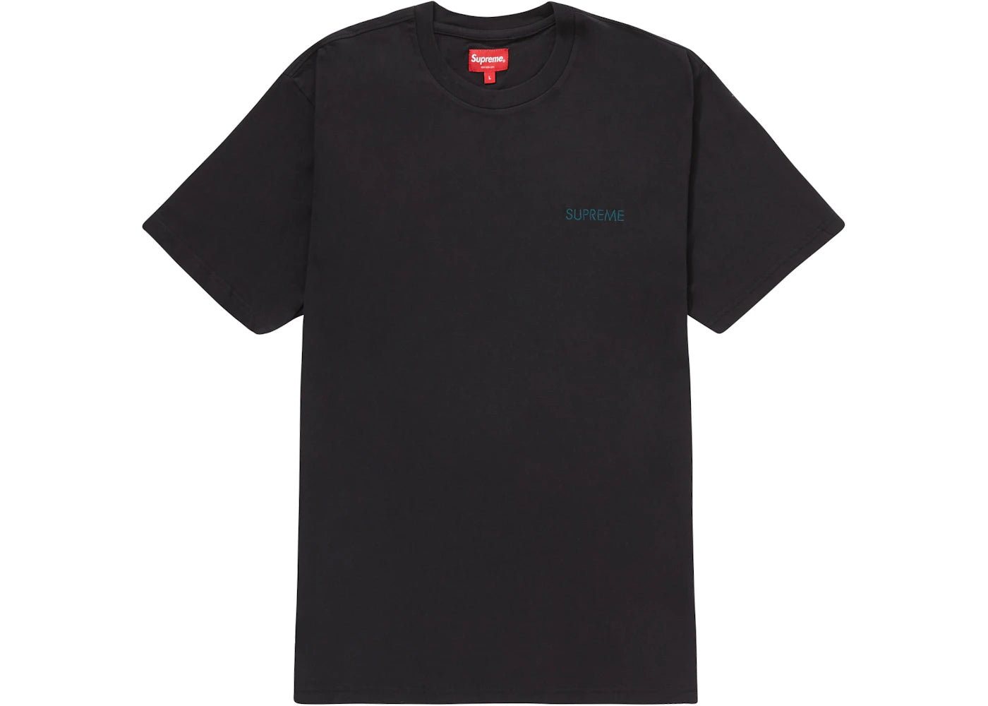 Supreme Washed Capital S/S Top Black