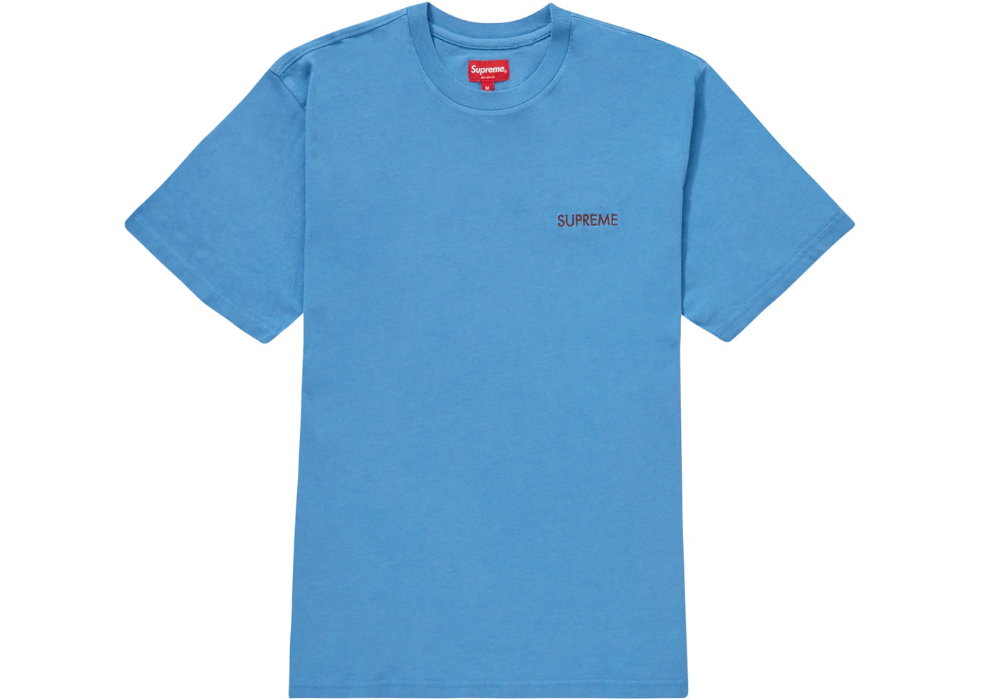 Supreme Washed Capital S/S Top Blue