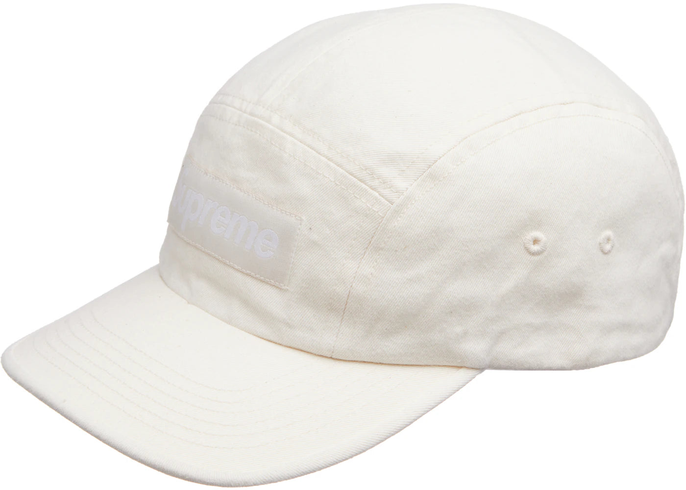 Supreme Washed Chino Twill Camp Cap (FW21) Natural