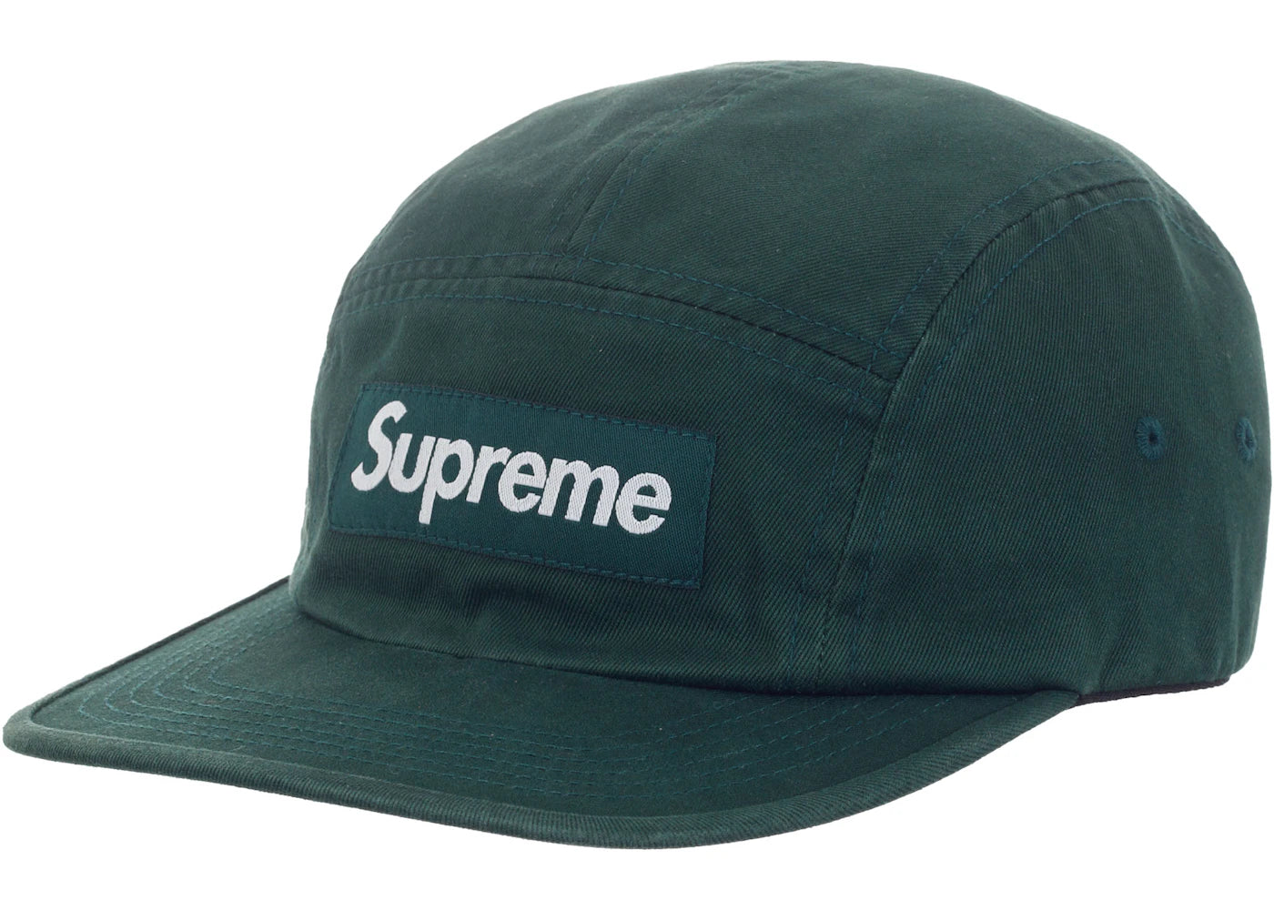 Supreme Washed Chino Twill Camp Cap (FW23) Pine Green