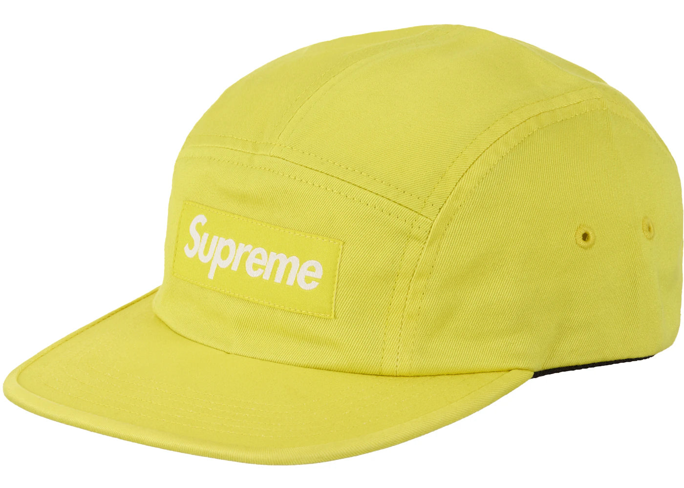 Supreme Washed Chino Twill Camp Cap (FW24) Yellow