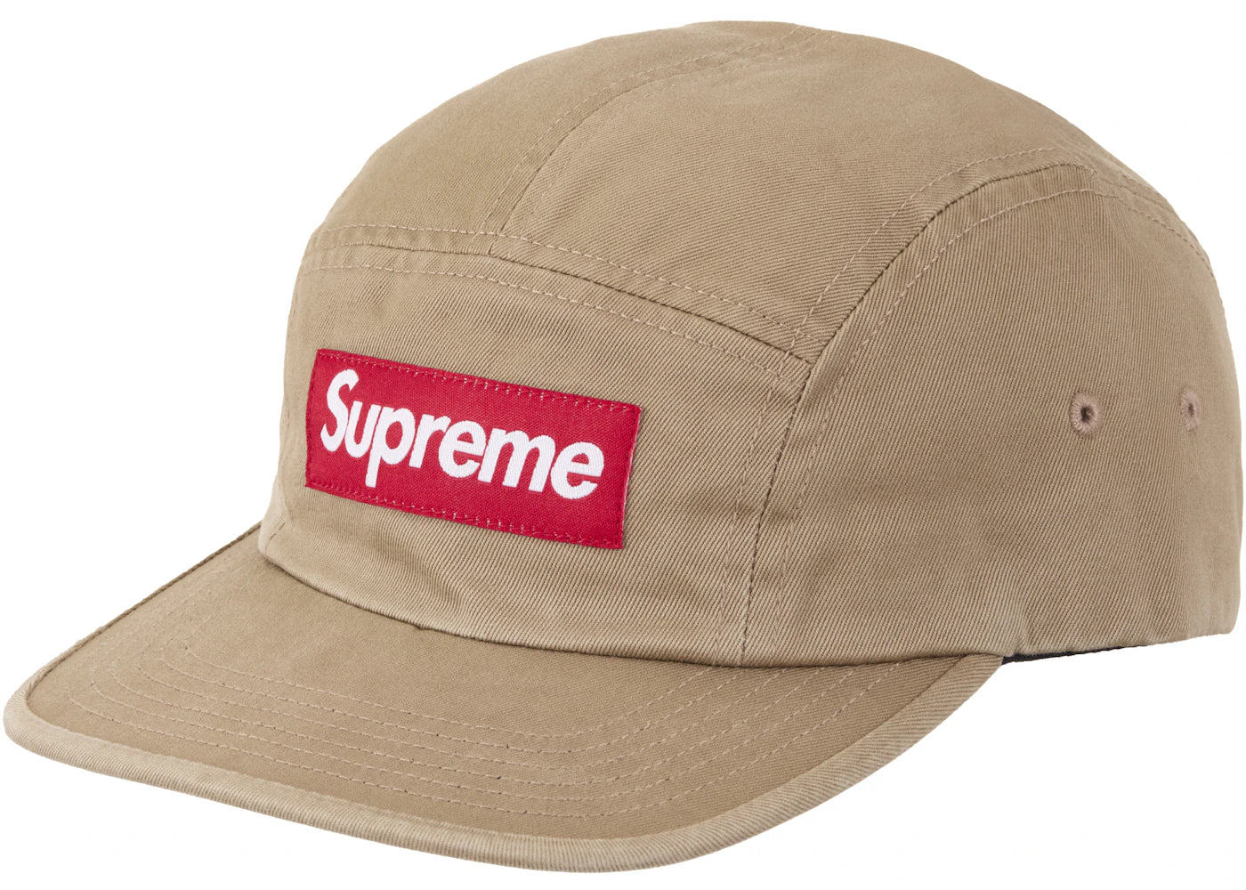 Supreme Washed Chino Twill Camp Cap (FW24) Tan