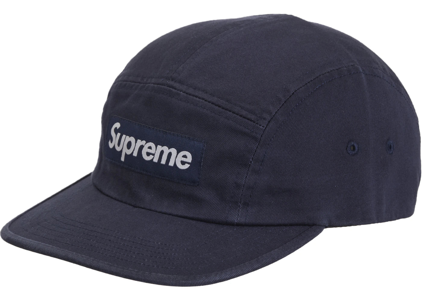 Supreme Washed Chino Twill Camp Cap (FW24) Navy