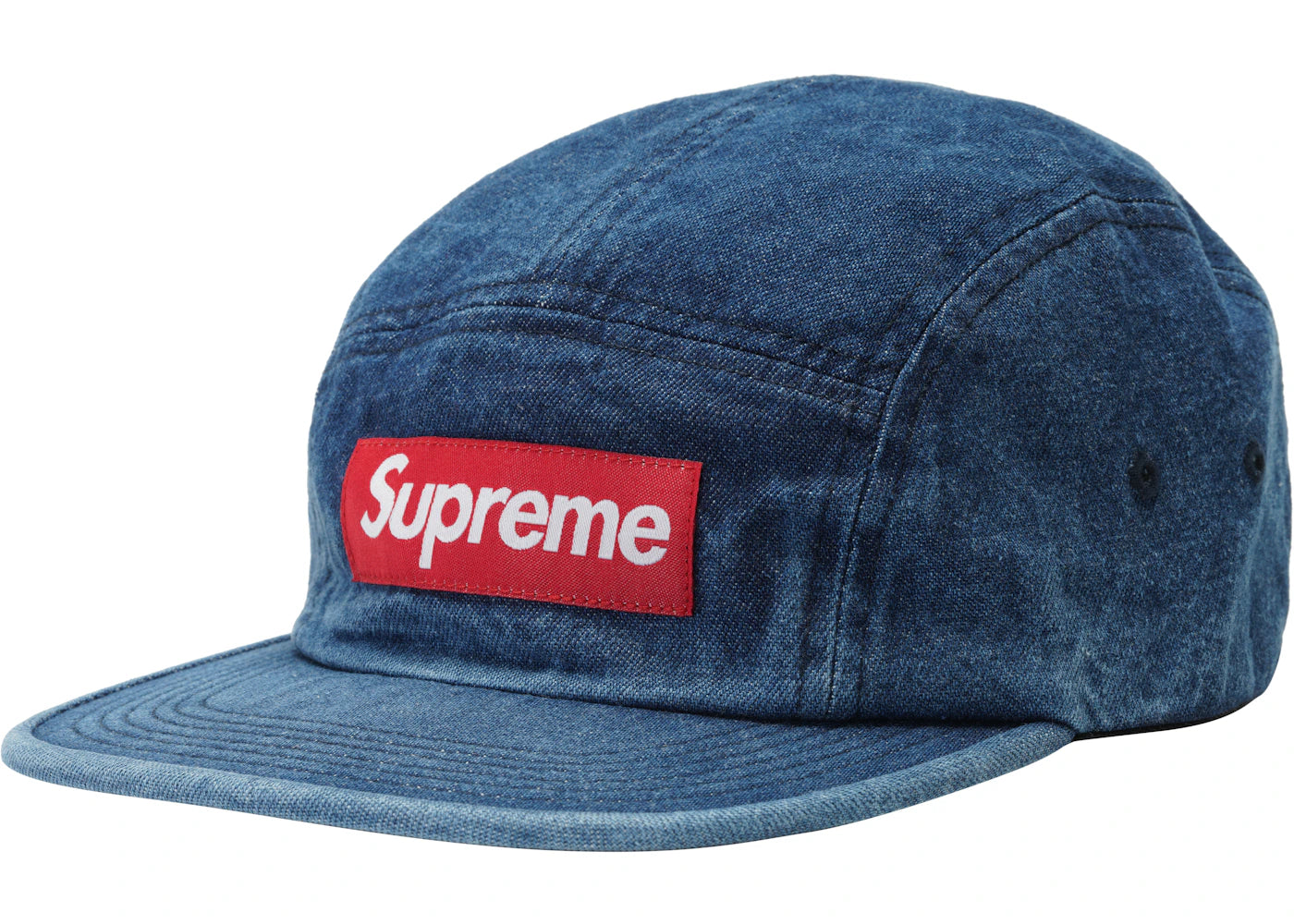 Supreme Washed Chino Twill Camp Cap (SS18) Denim