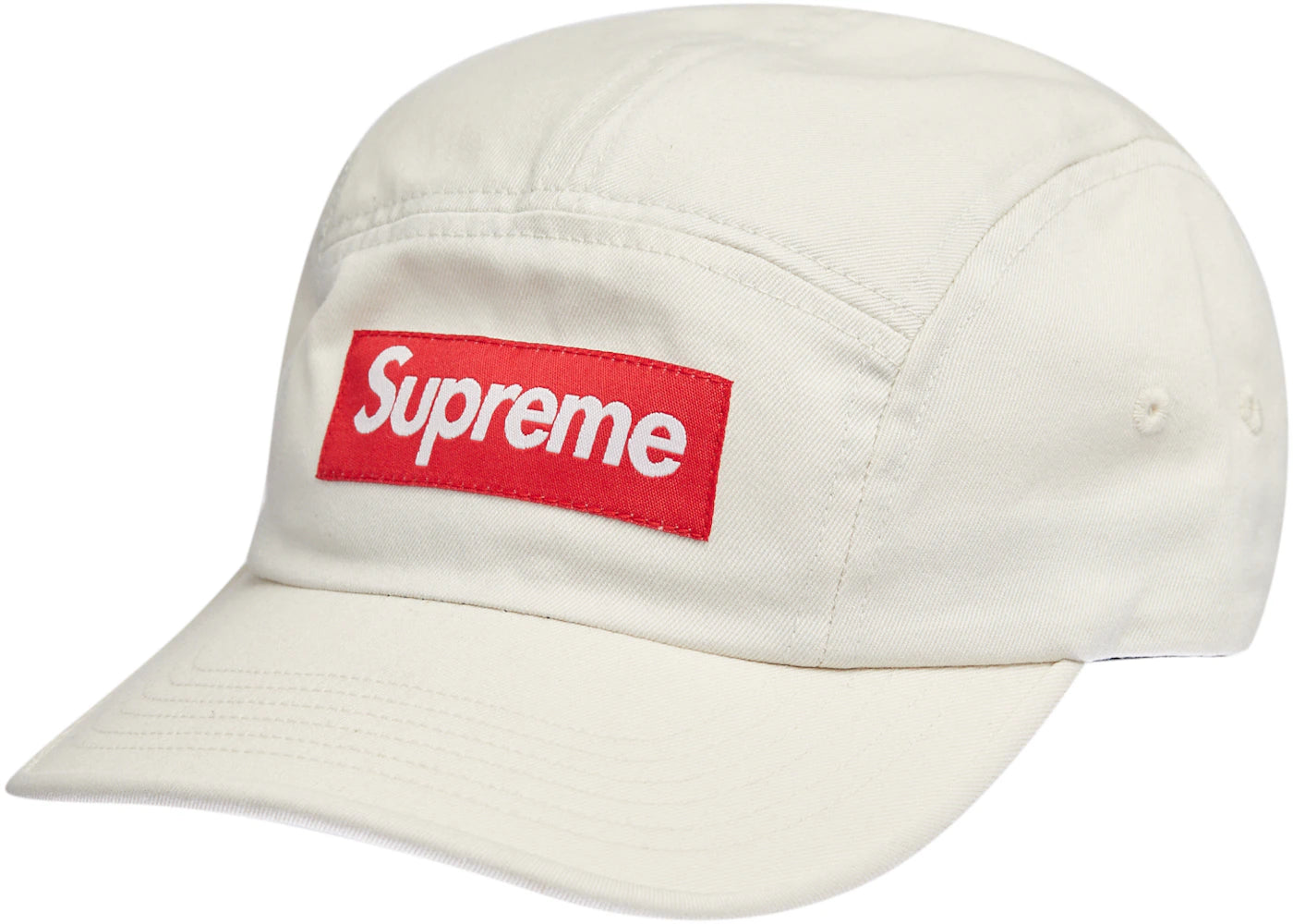 Supreme Washed Chino Twill Camp Cap Cap (SS22) Stone