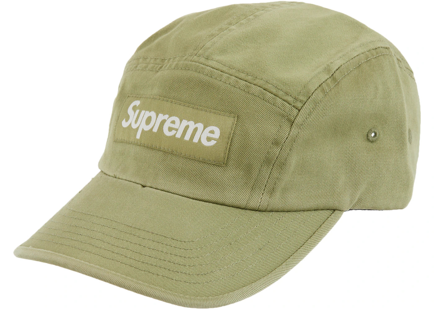 Supreme Washed Chino Twill Camp Cap (SS23) Olive