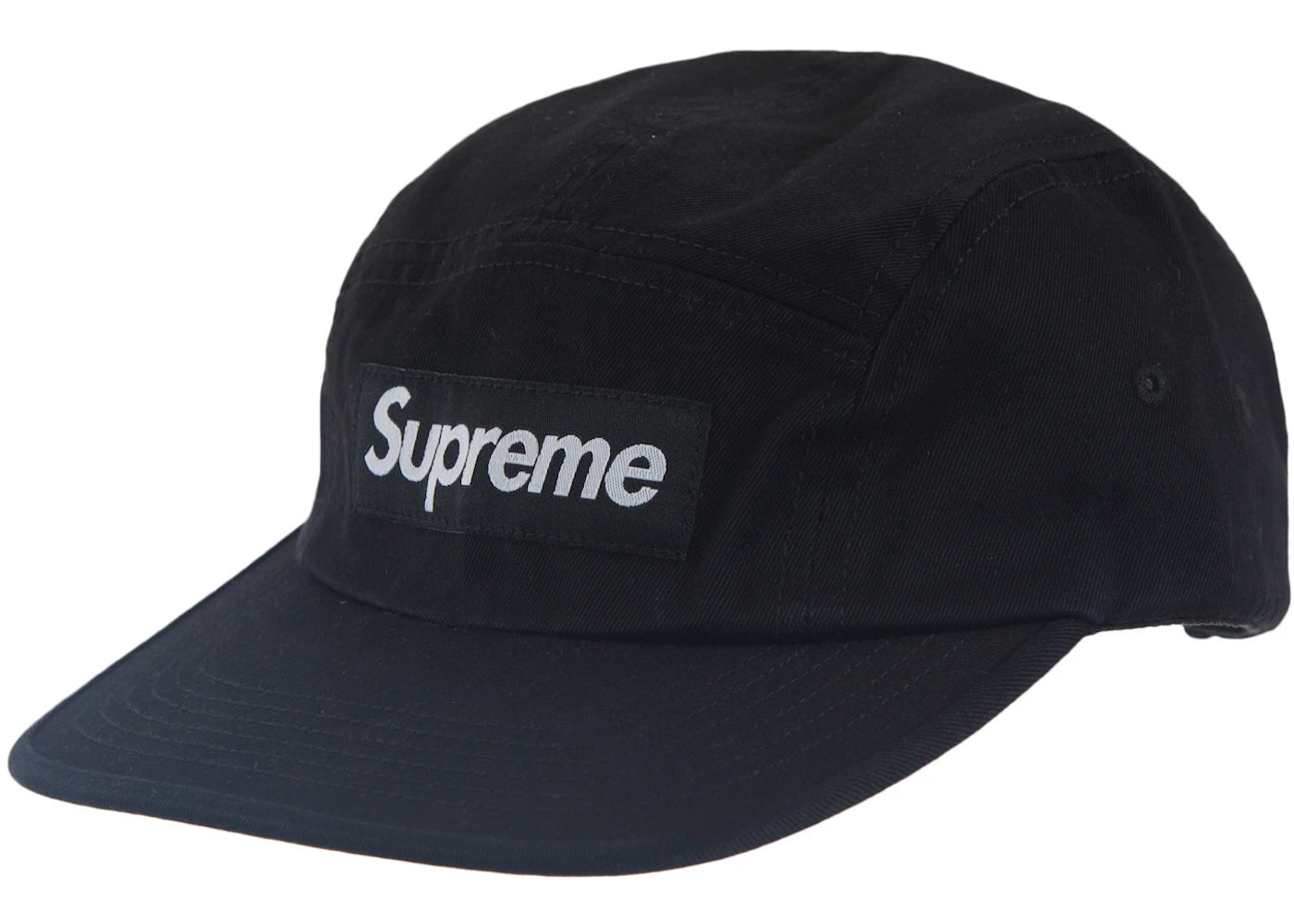 Supreme Washed Chino Twill Camp Cap SS24 Black