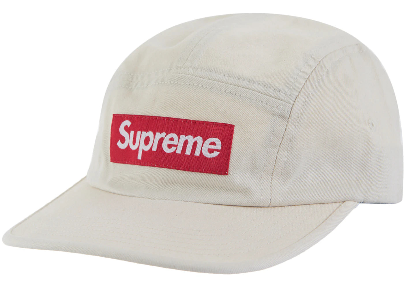 Supreme Washed Chino Twill Camp Cap (SS24) Natural