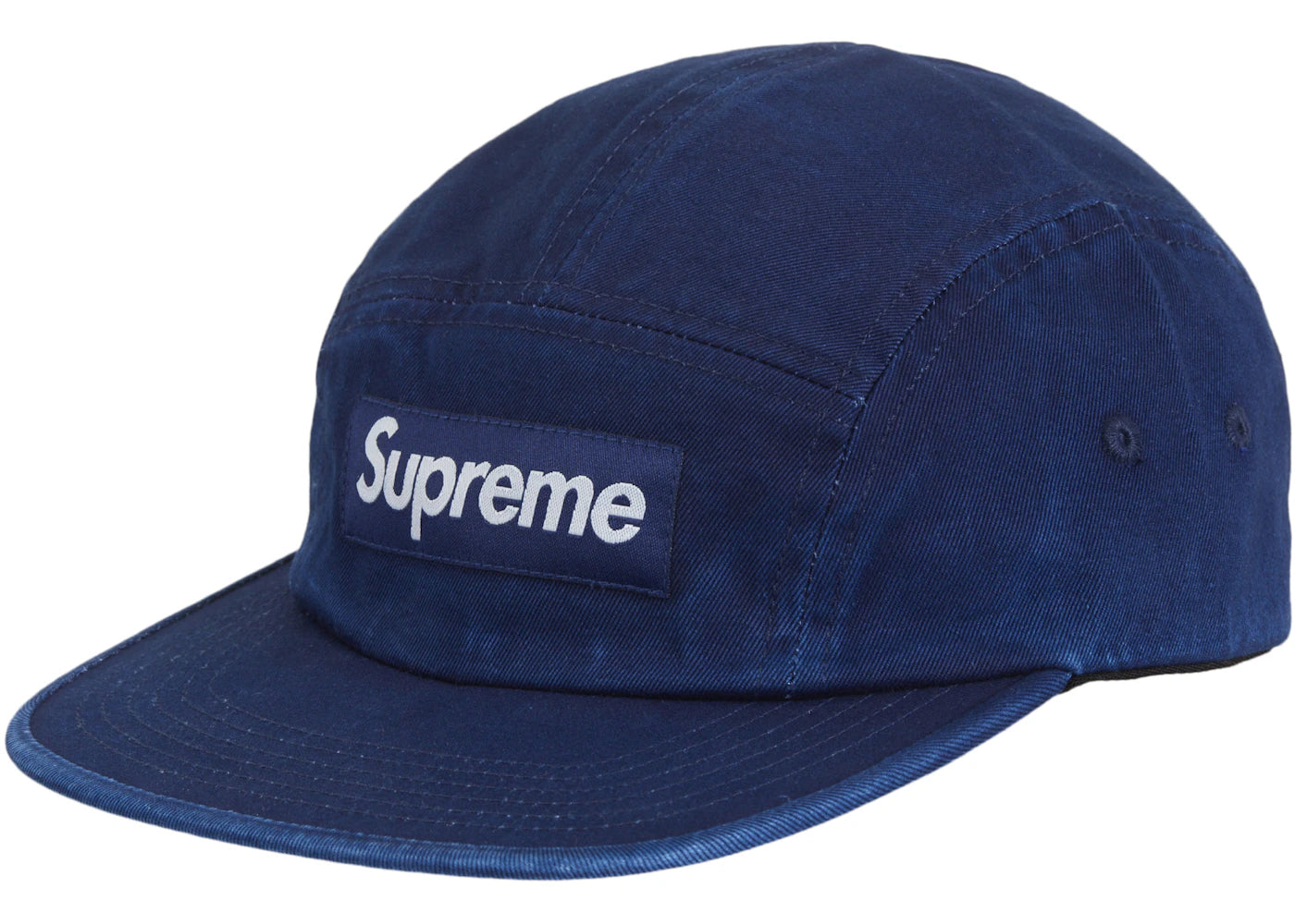 Supreme Washed Chino Twill Camp Cap (SS25) Royal
