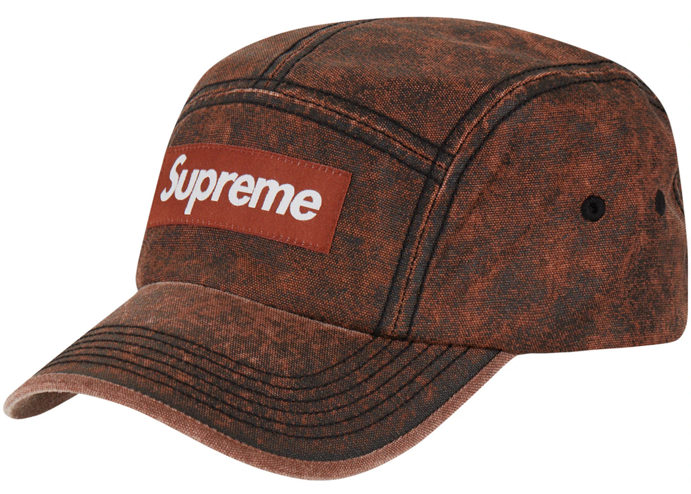 Supreme Washed Cordura Camp Cap Rust